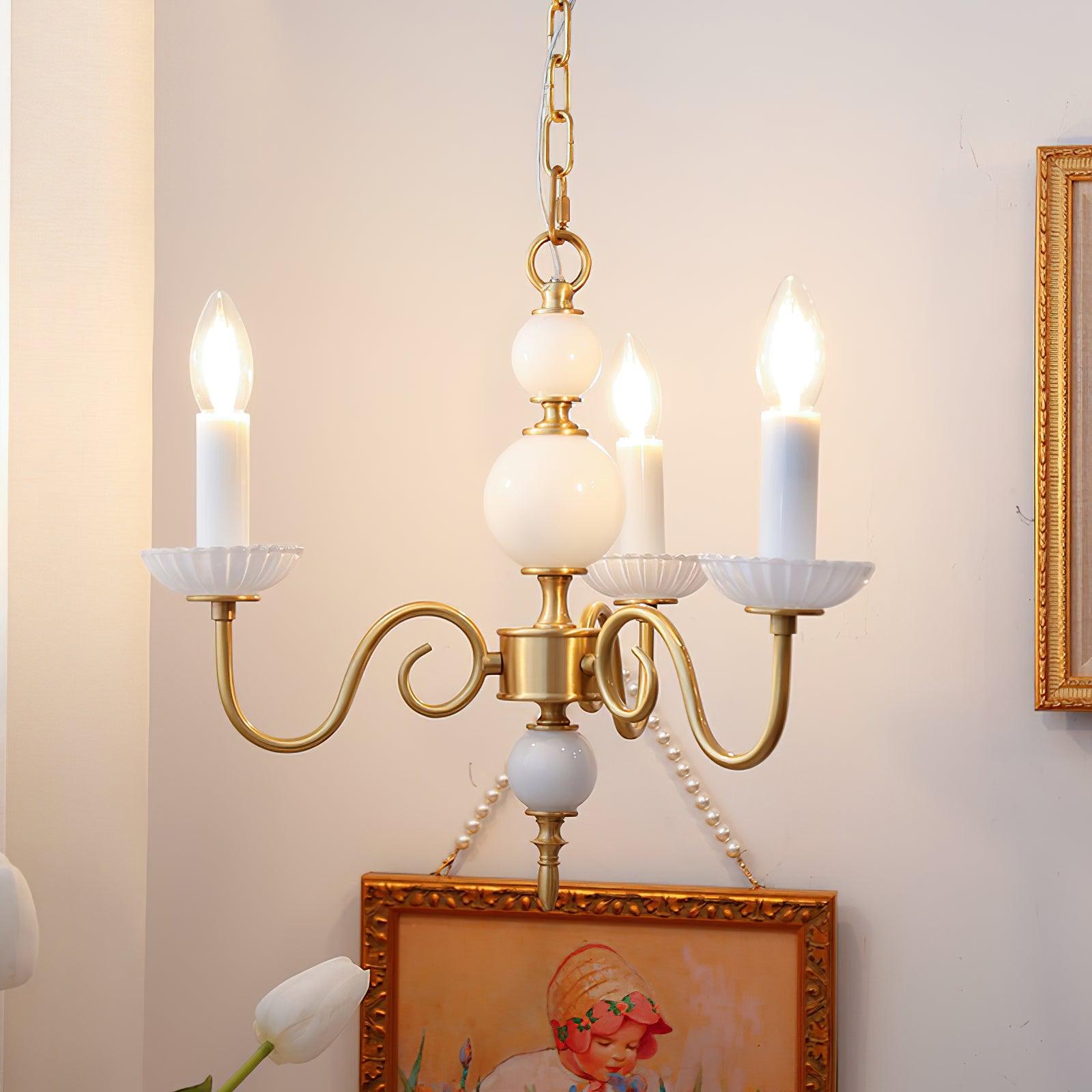 Carlita Chandelier - Elegant Crystal Ceiling Light Fixture for Dining Room, Living Room & Bedroom | Modern Home Decor Lighting