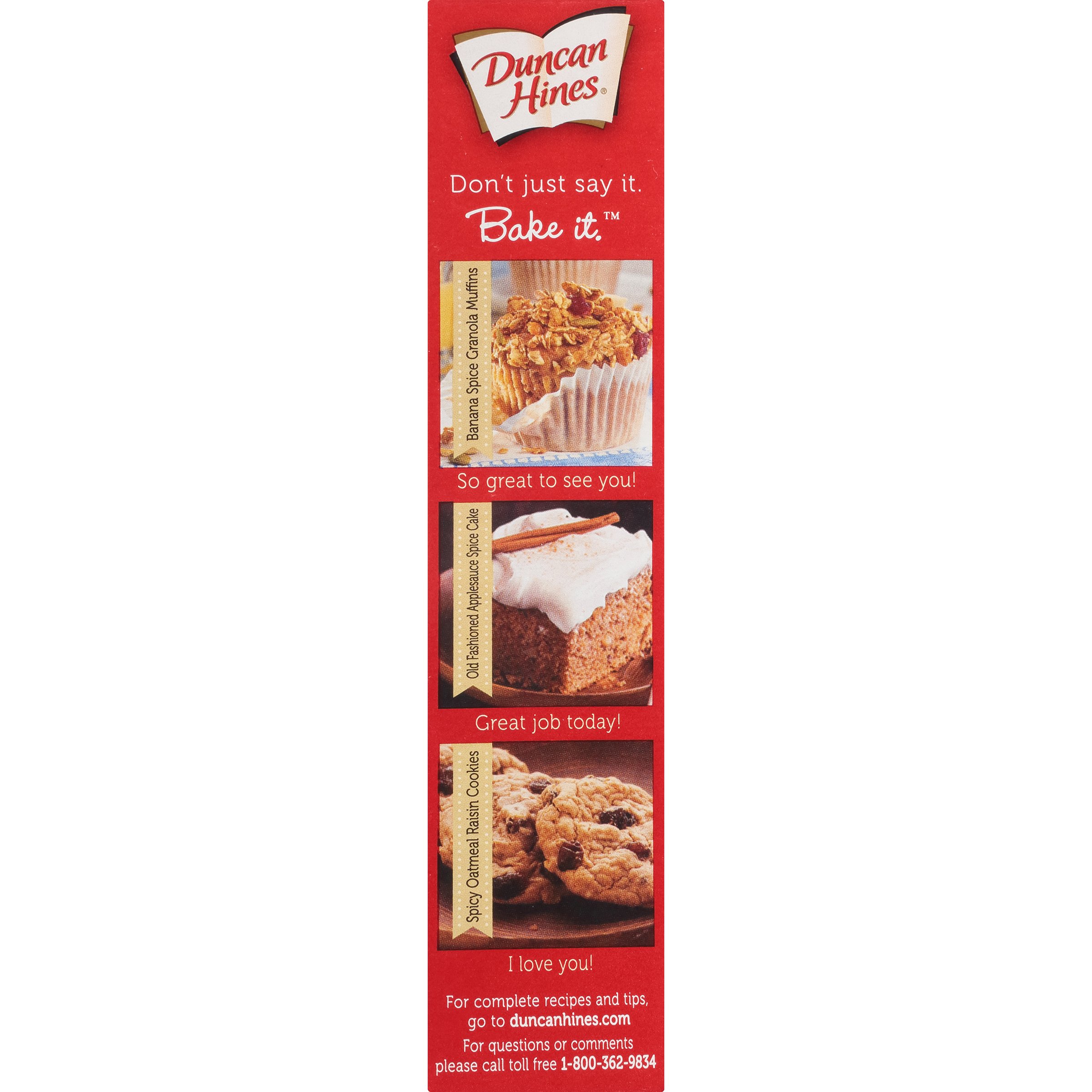 Duncan Hines Signature Spice Cake Mix - 15.25 Oz (Pack of 6) | Moist & Flavorful Homemade Cake | Perfect for Holidays, Birthdays & Family Gatherings