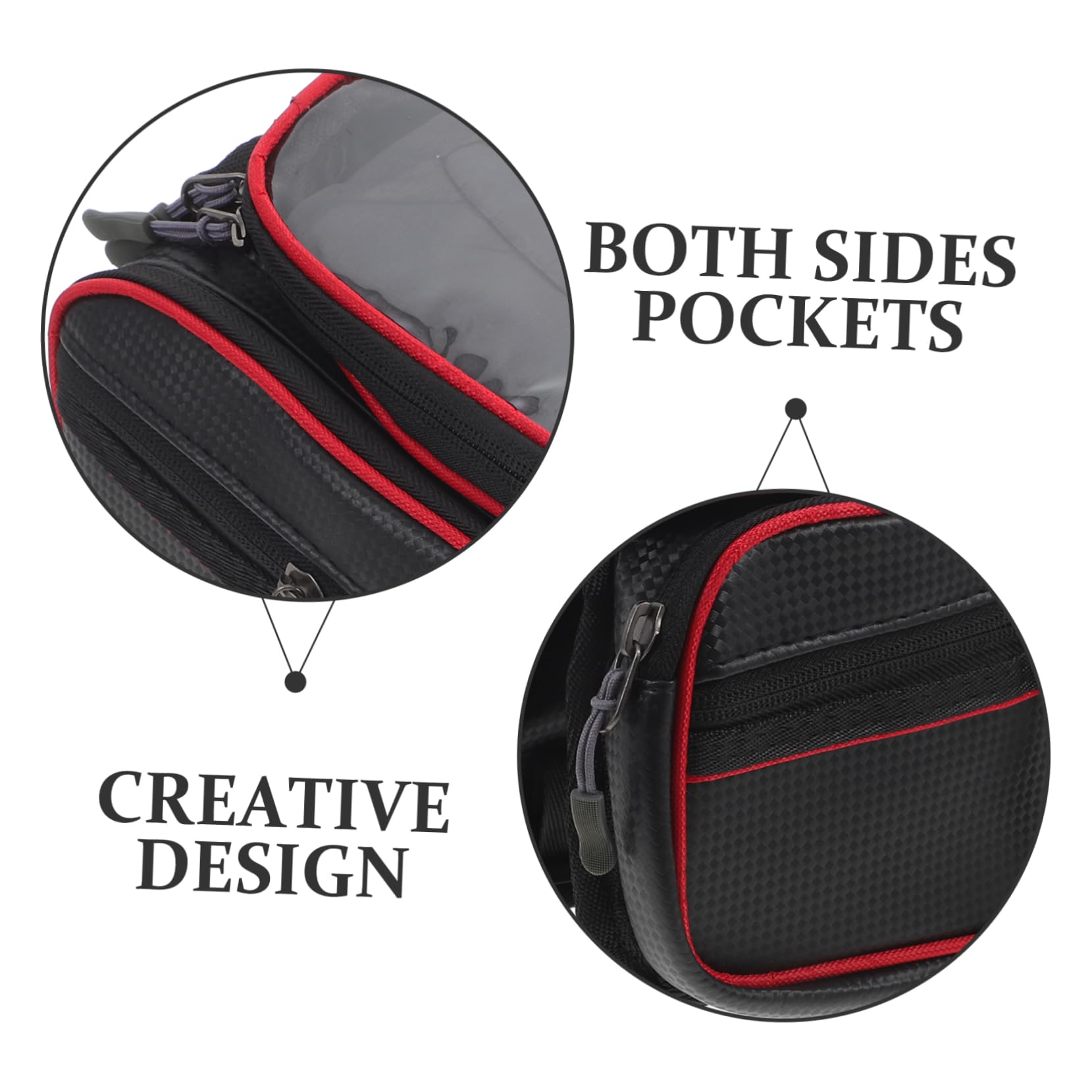 LIOOBO Bike Handlebar Bag - Waterproof Cycling Storage Organizer with Phone Mount for Bicycles | Perfect for Commuting, Mountain Biking & Outdoor Adventures