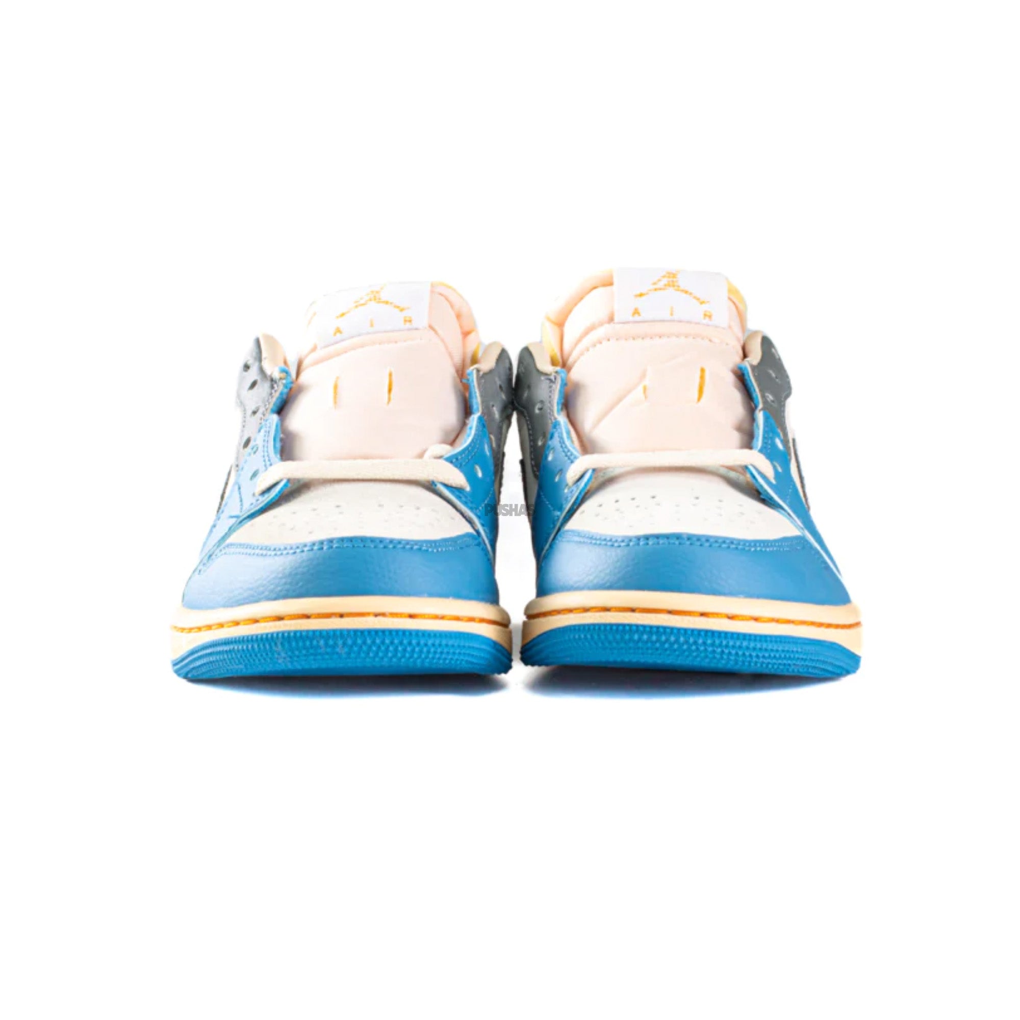 Air Jordan 1 Low 'Vintage UNC Grey' Sneakers (2022) - Men's Basketball Shoes for Casual Wear & Street Style Fashion