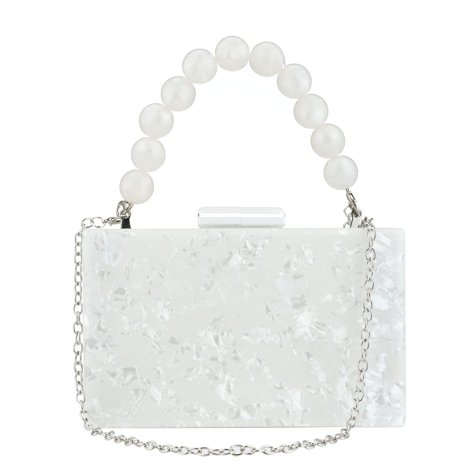 Stylish Women's Acrylic Clutch Purse with Leopard Print & Chain - Elegant Evening Bag for Formal Events, Parties, Weddings & Bridal Occasions | Perfect for Date Nights, Cocktail Parties & Special Celebrations