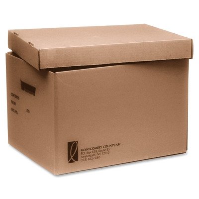 Sturdy File Storage Box - Letter/Legal Size 8115 - Organize Documents, Office Supplies & Home Files | Perfect for Office, School & Home Organization
