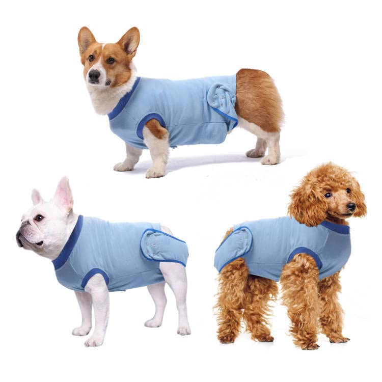 Dog & Cat Surgical Recovery Suits - Post-Surgery Onesie for Male/Female Pets - Anti-Licking Snuggly Body Suit - Ideal for Spay/Neuter, Wound Care & Cone Alternative (Soft & Comfortable)