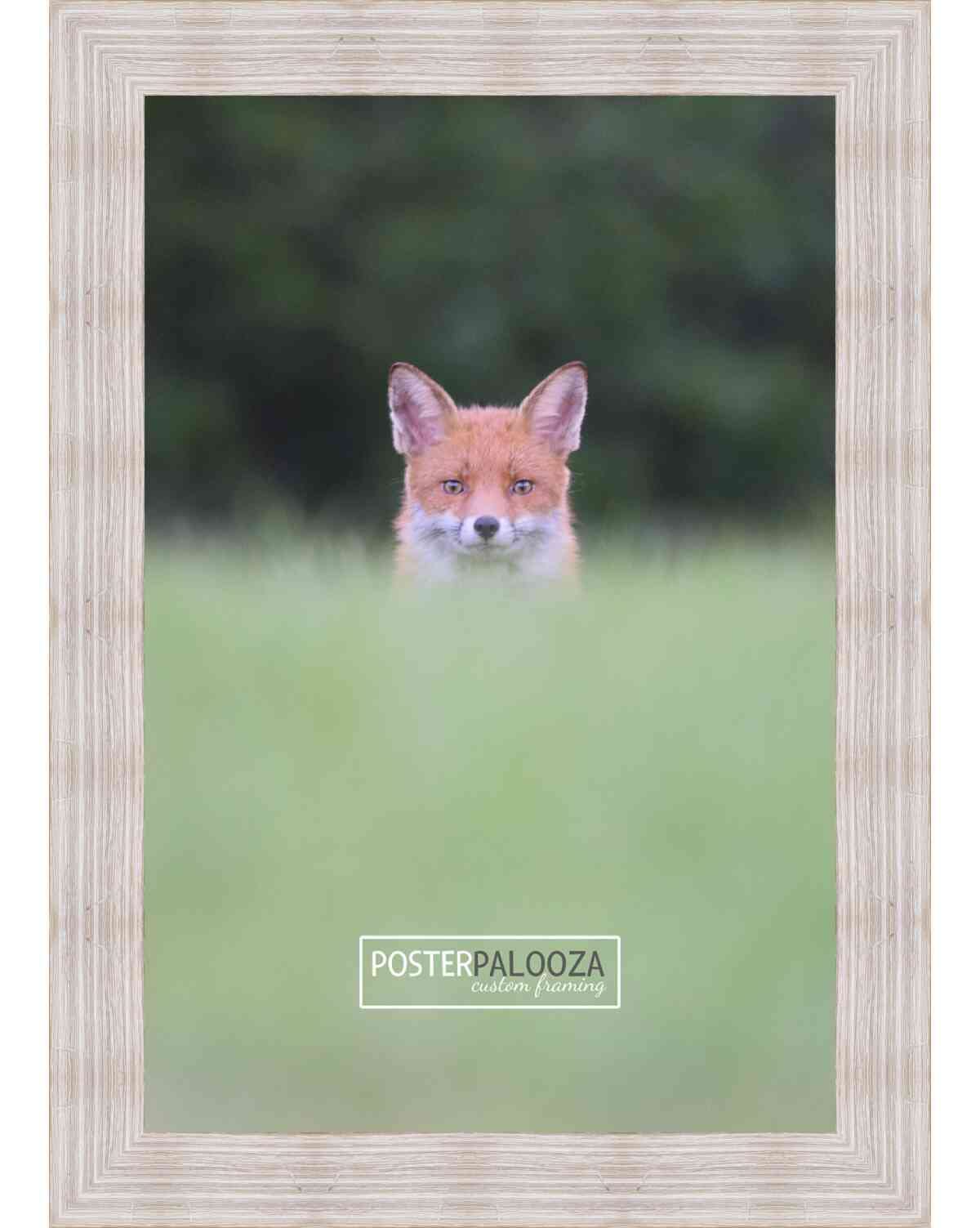 Rustic White 22x28 Wood Picture Frame with UV Acrylic & Foam Board Backing - Complete Wall Decor Set for Posters, Photos & Artwork - Perfect for Home, Office & Gallery Displays