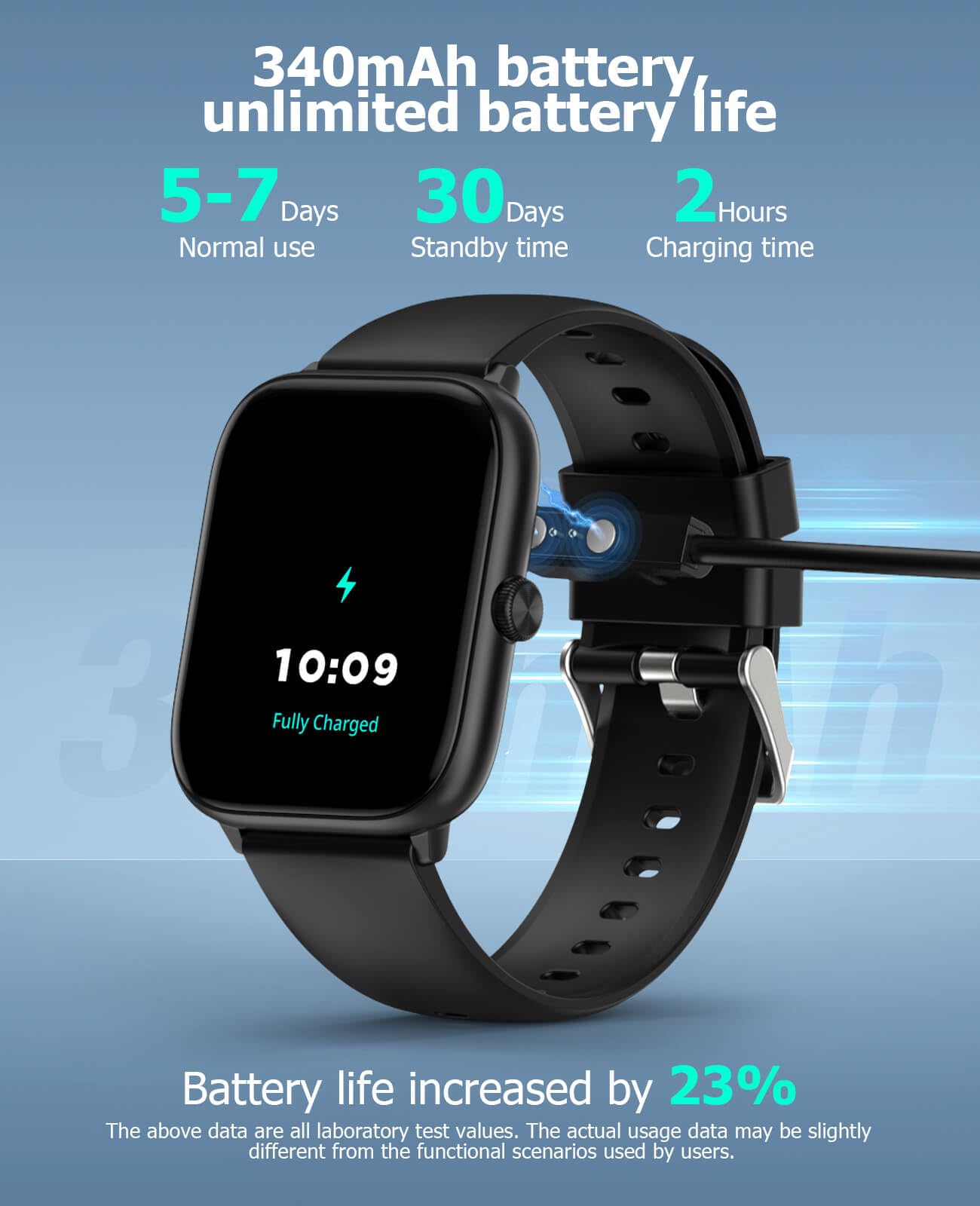 EarlySincere Smart Watch with Bluetooth Calling, 2.06