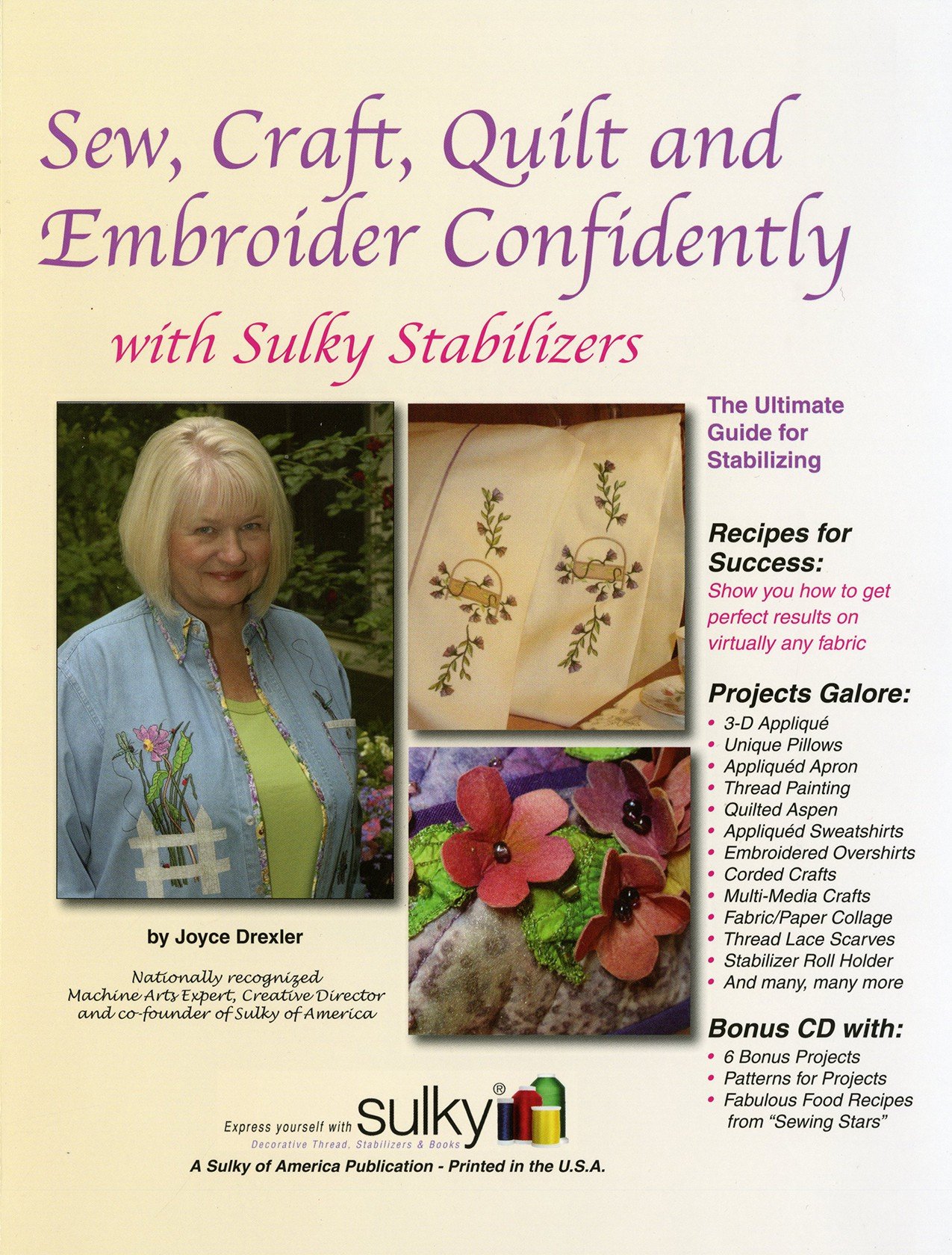 Best Sulky Stabilizers for Sewing, Crafting, Quilting & Embroidery - Premium Fabric Stabilizer for Confident Stitching | Perfect for DIY Projects, Home Decor & Fashion Design