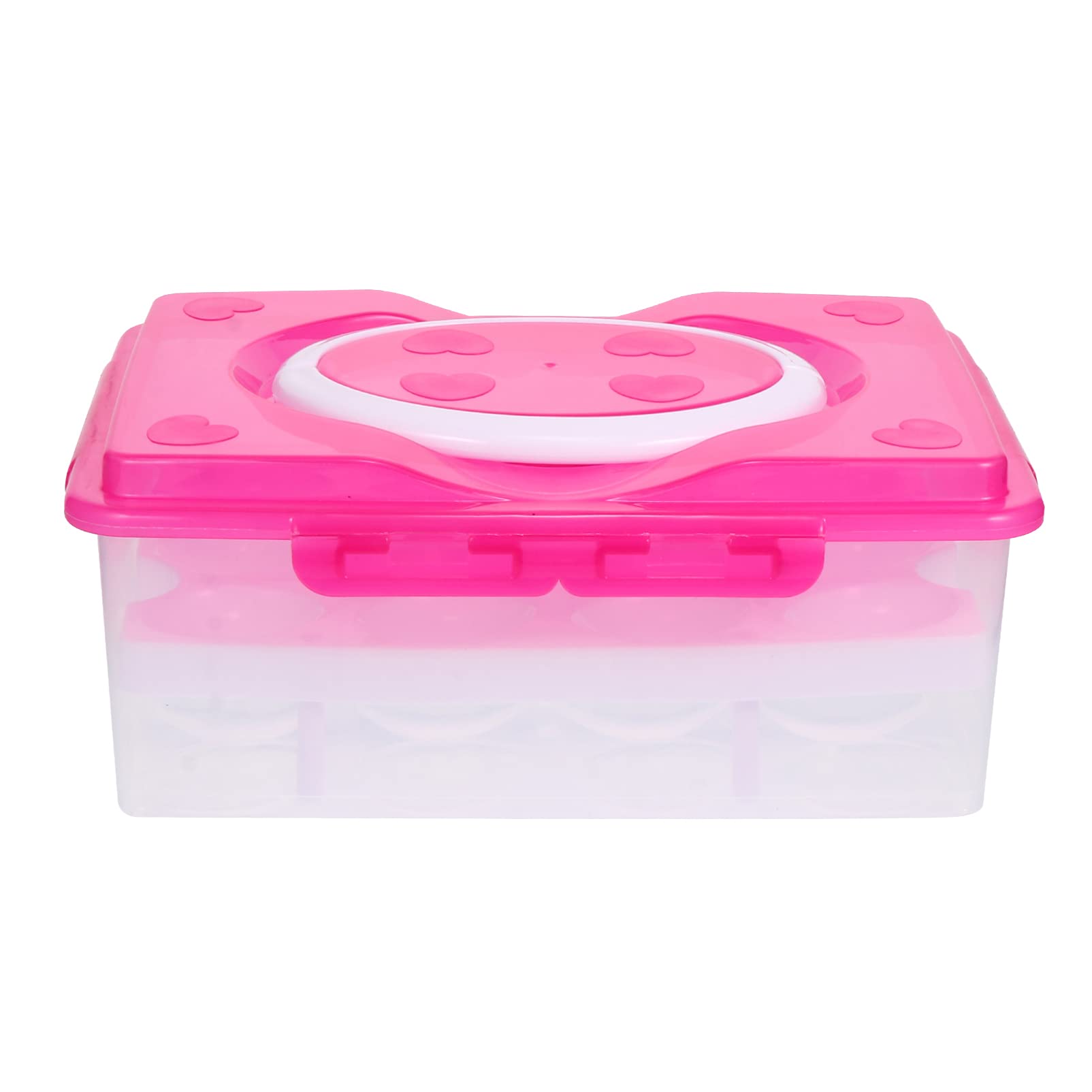 BESPORTBLE Plastic Egg Storage Container - 12 Egg Holder Tray, Organizer & Case for Refrigerator - Perfect for Kitchen, Farm Fresh Eggs, Camping & Picnics