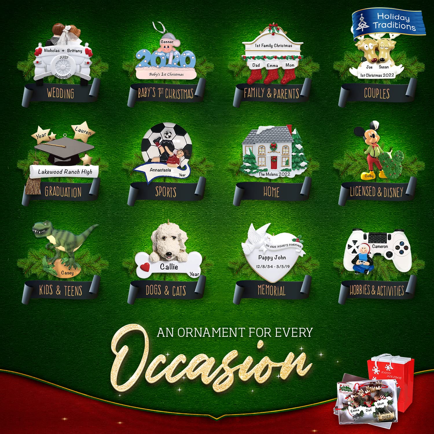 Personalized Gardening Ornament 2024 - Fast & Free 24h Customization - Christmas Tree Decor for Plant Lovers - Custom Gift Wrapped Gardening Keepsake - Perfect for Holiday Decorations & Gift Giving