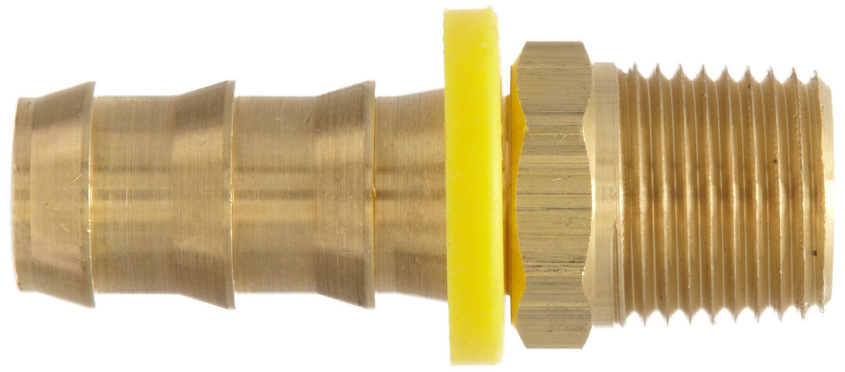 Dixon BPN54 Brass Push-On Hose Fitting Adapter - 1/2