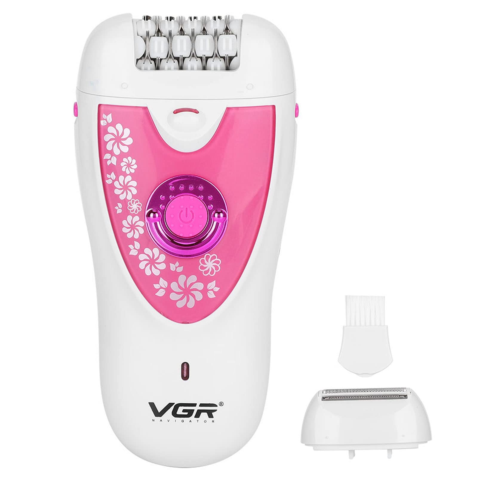 Electric Hair Removal Device - High Speed Painless Depilator with Stainless Steel Blade for Legs, Arms & Body | Portable Hair Remover for Smooth Skin at Home or Travel