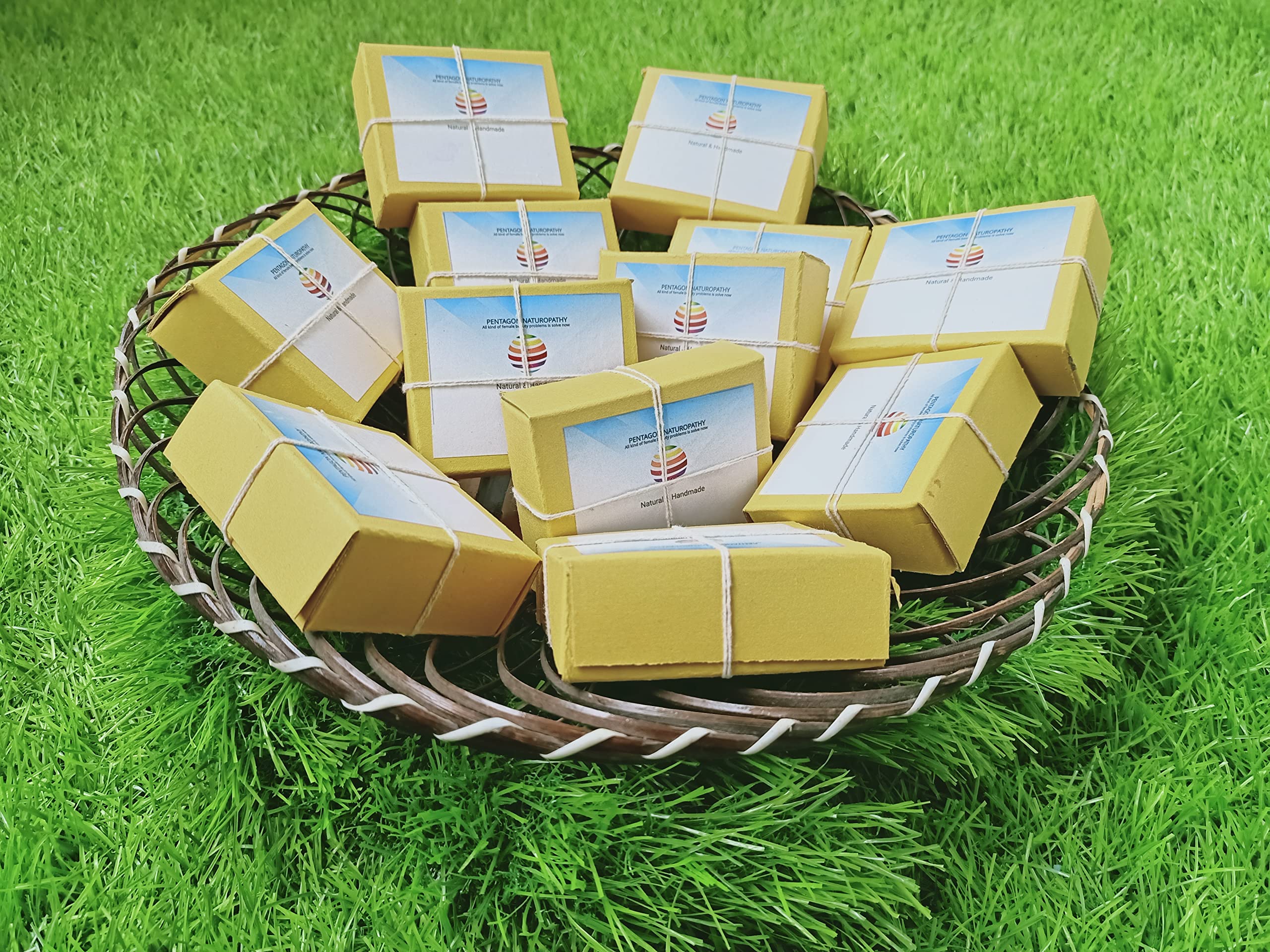 Pentagon Naturopathy Ayurvedic Luxury Handmade Beauty Soap - Organic, Natural Skincare for Glowing Skin | Perfect for Daily Cleansing & Relaxation