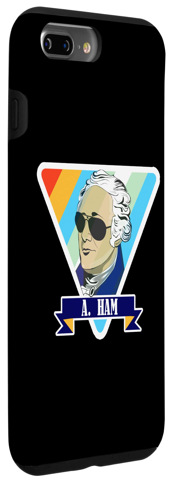 Alexander Hamilton Broadway Musical iPhone 7 Plus/8 Plus Phone Case - Perfect Gift for Kids & Fans of A Ham Costume - Great for School, Cosplay, and Theater Events