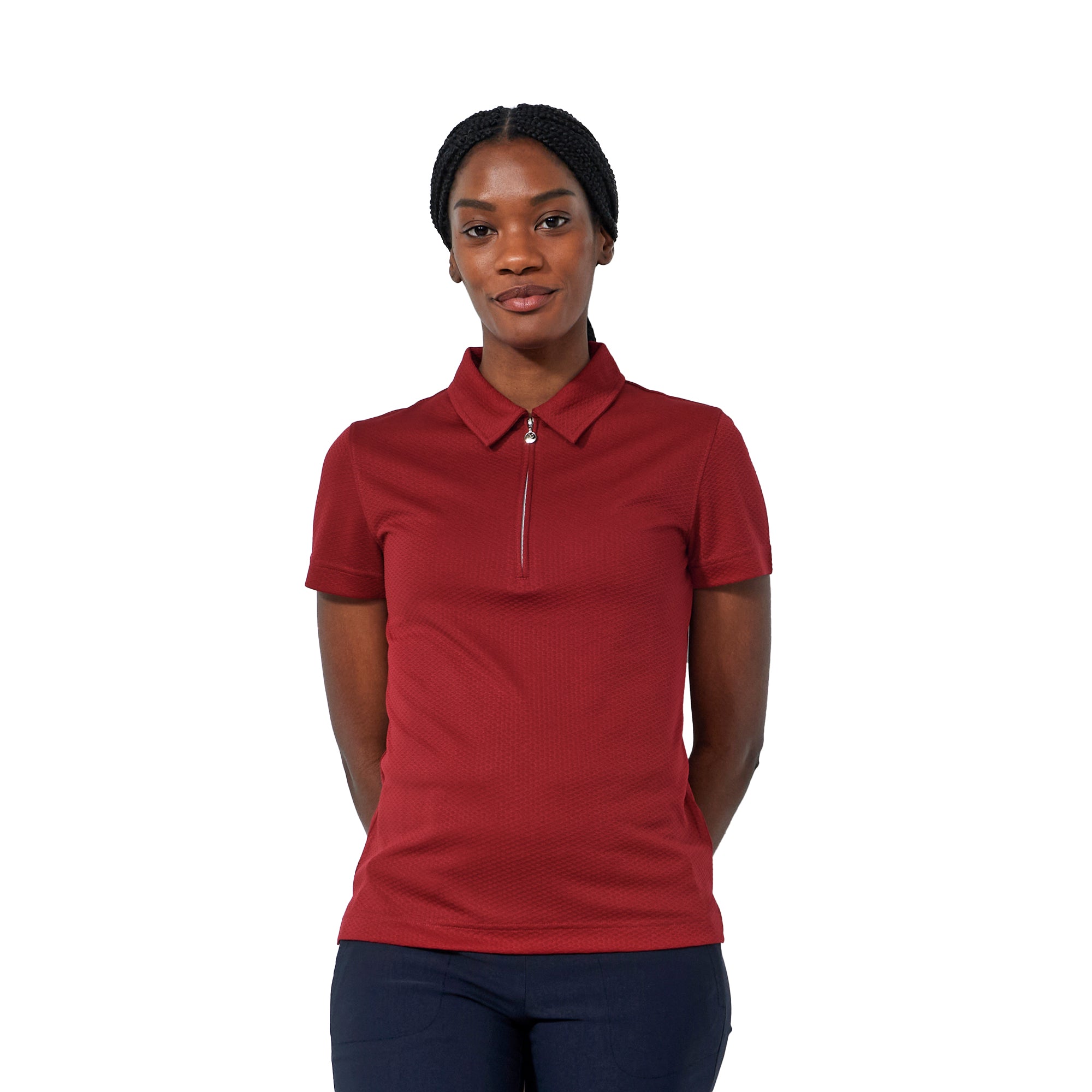Women's Short Sleeve Golf Polo Shirt - Moisture Wicking & UV Protection - Perfect for Golf, Tennis & Casual Wear | Daily Sports Peoria Collection