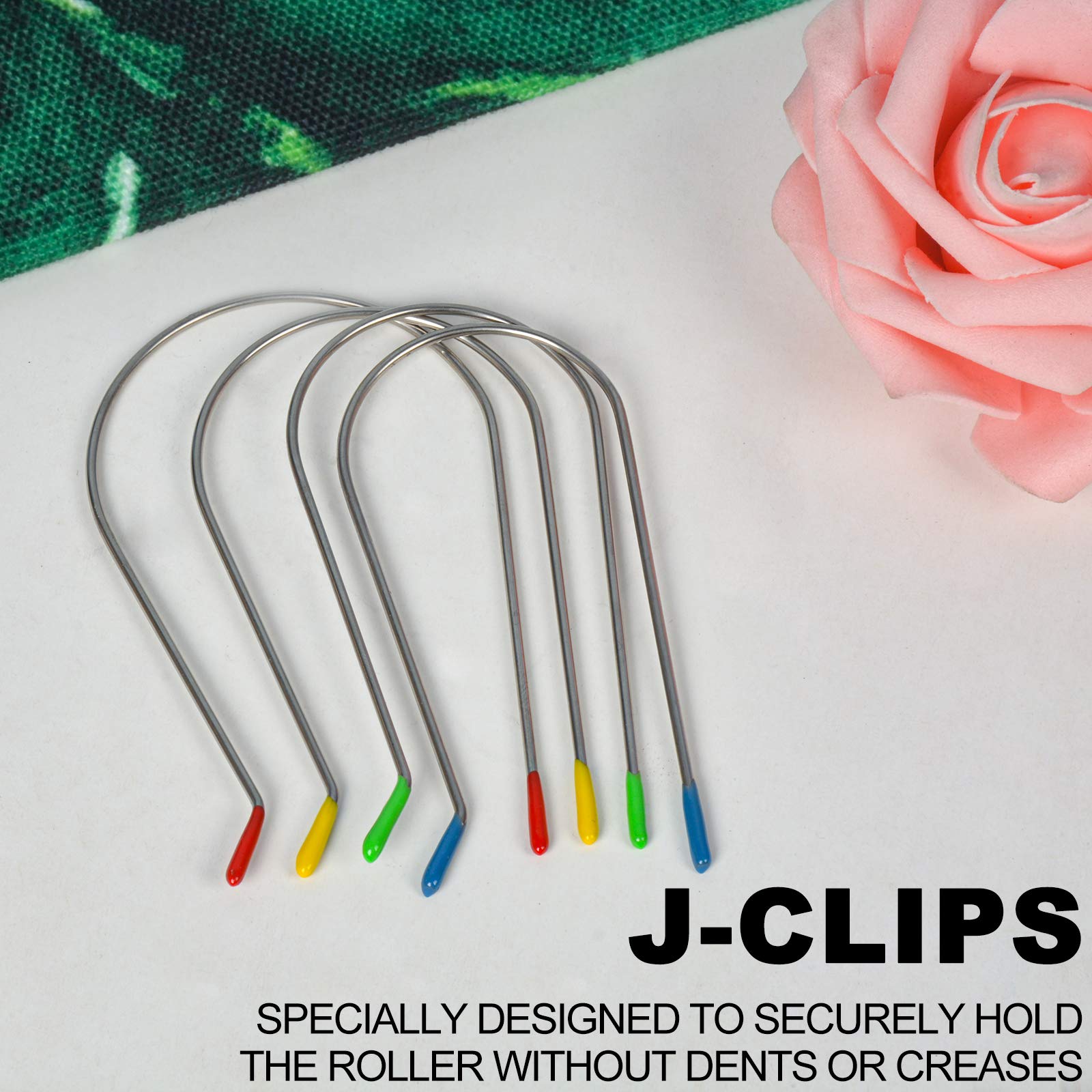 Hot Roller Clips Replacement - 1.5 inch & 1.75 inch Roller Securing Pins for Curling Irons - Perfect for Salon, Home Hair Styling & Professional Use