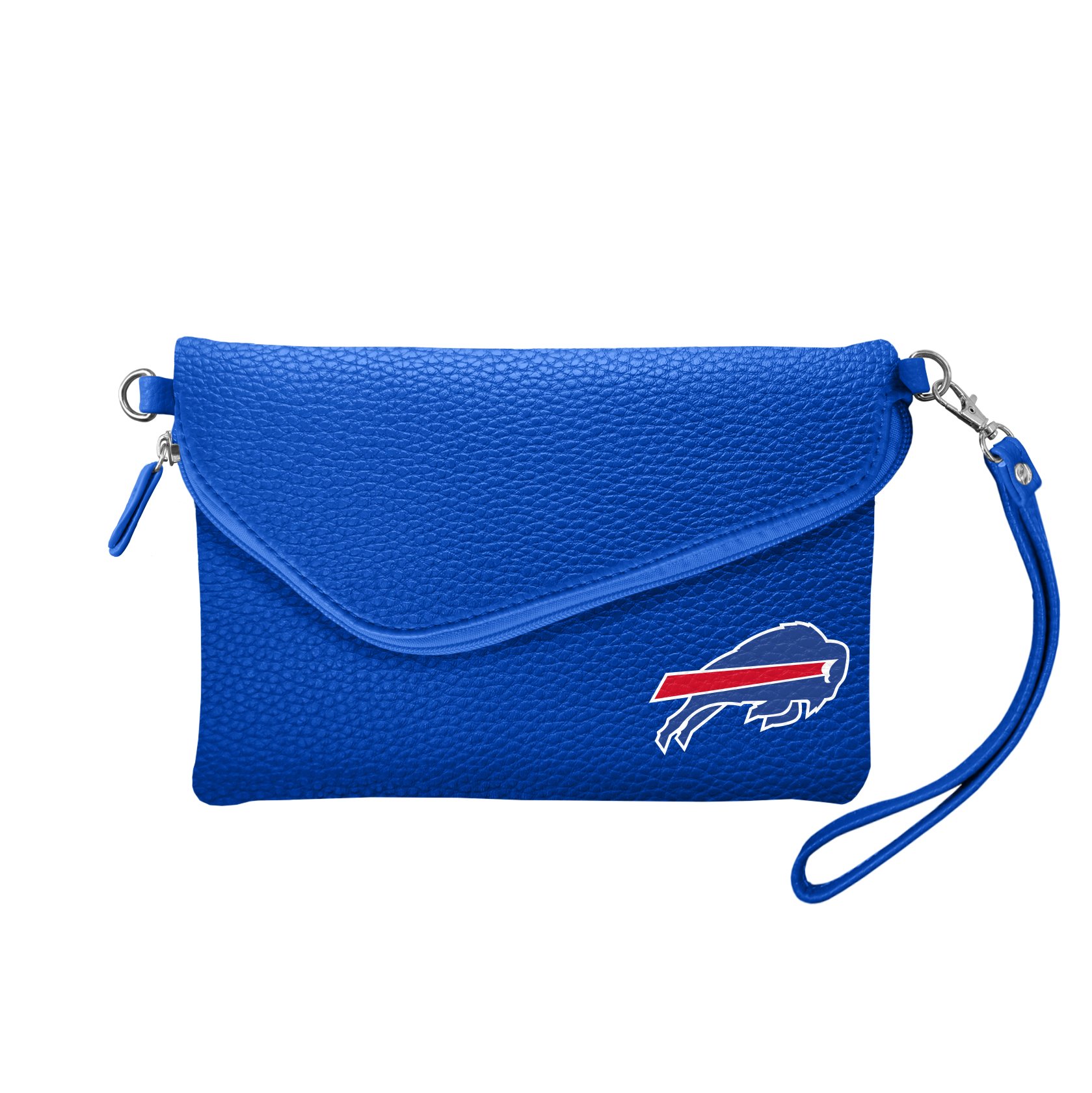 NFL Women's Fold Over Crossbody Pebble Purse - Stylish & Compact Handbag for Game Day, Travel & Everyday Use