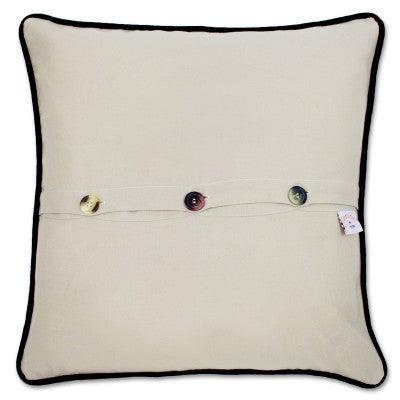 Hand Embroidered Austin Texas Throw Pillow Cover - Southwestern Home Decor for Living Room, Bedroom & Couch
