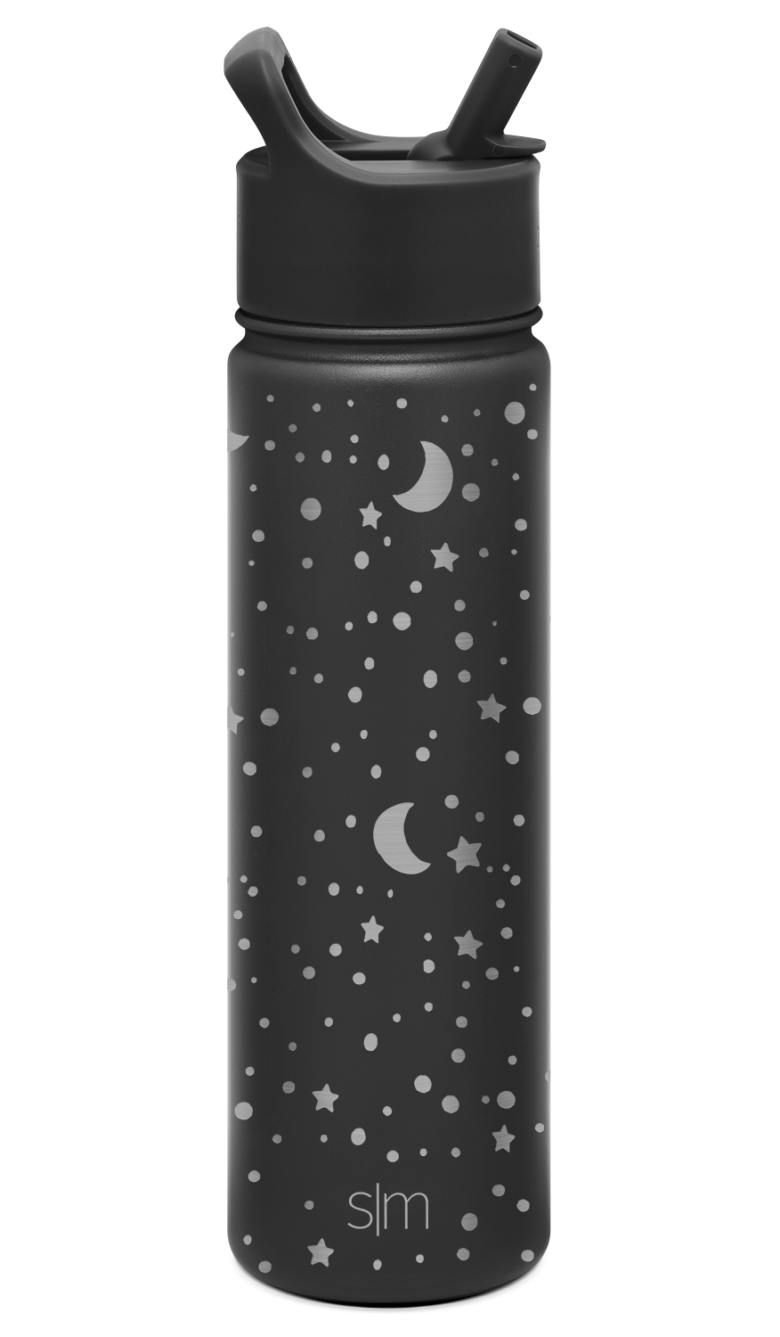 Summit Insulated Water Bottle with Straw Lid - Leak Proof, BPA Free Stainless Steel Thermos for Gym, Hiking & Outdoor Activities