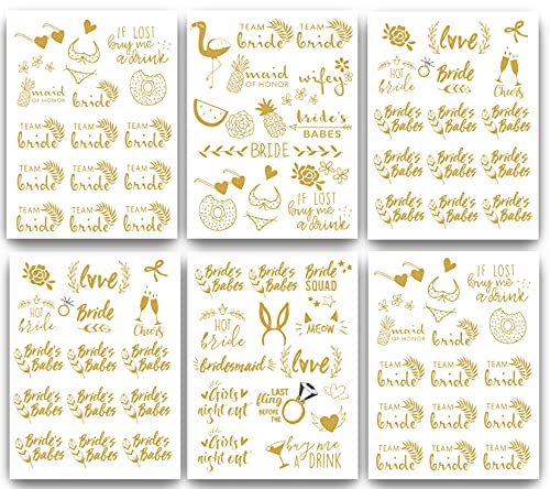 Fun Tropical Bachelorette Party Temporary Tattoos - Perfect for Beach Themed Bridal Showers & Girls' Night Out