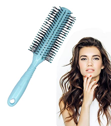 Prime Professional Soft Bristle Round Hair Brush for Women & Girls - Gentle on Wet & Dry Hair - 1 Pack (Random Color) - Perfect for Styling, Blowouts & Salon-Quality Results at Home