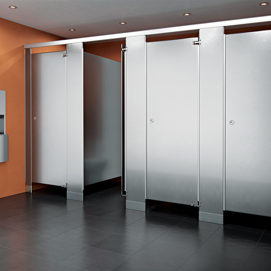 Stainless Steel Toilet Partition - Commercial Restroom Privacy Stall - Durable & Corrosion-Resistant for High Traffic Areas - Ideal for Schools, Offices, and Public Restrooms