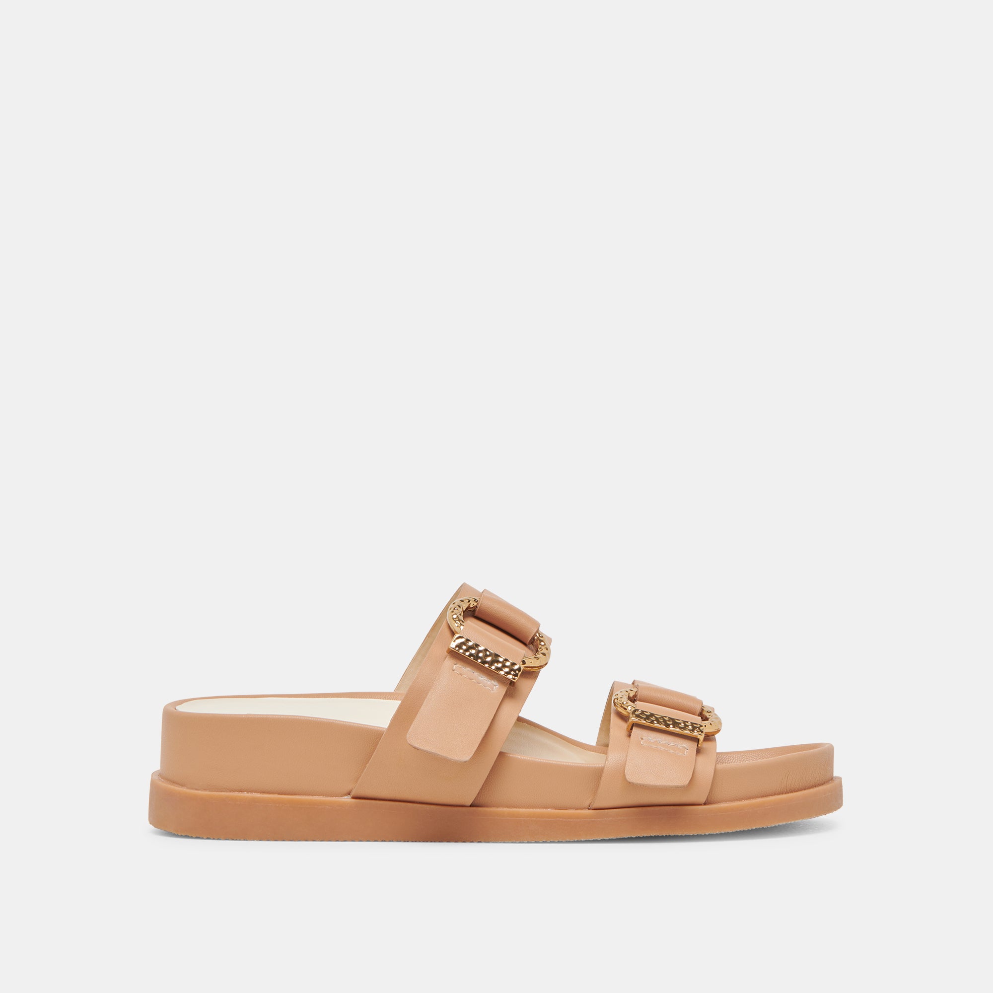 SOYA Women's Light Tan Leather Sandals - Comfortable & Stylish Casual Footwear for Summer, Beach, and Outdoor Activities