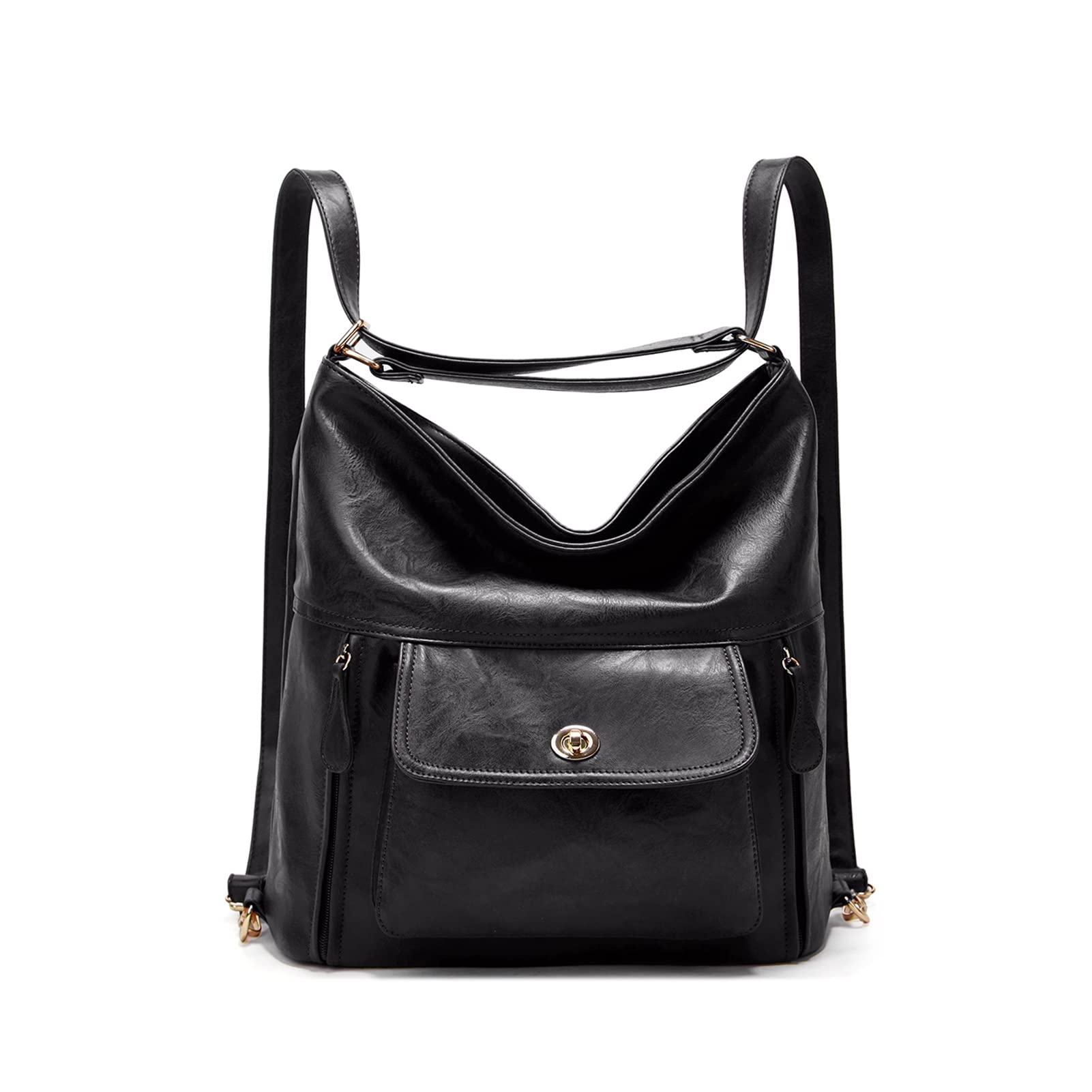 KingTo Women's Fashion Backpack Purse - Large School Backpack, Casual Daypack & Travel Handbag for College, Work, Commuting & Weekend Getaways