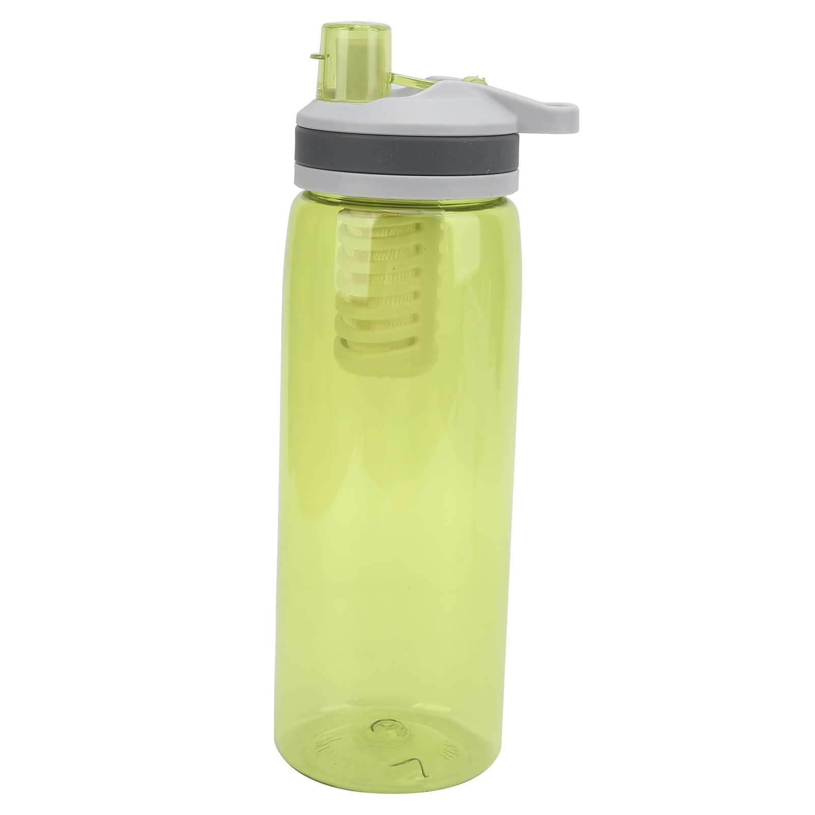 Portable Water Filter Bottle - 770ml Lightweight Camping Water Purifier for Hiking, Travel & Emergency Survival | BPA-Free Outdoor Water Filtration System (Yellow) - Perfect for Backpacking, Disaster Preparedness & Daily Use