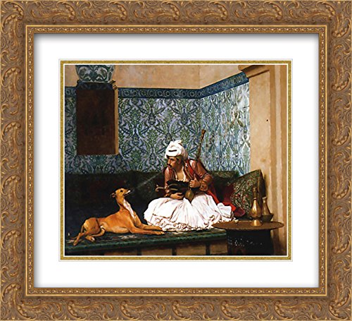 22x20 Gold Ornate Frame with Double Matted Museum Art Print by Jean Leon Gerome - Perfect for Living Room, Bedroom, or Office Wall Decor