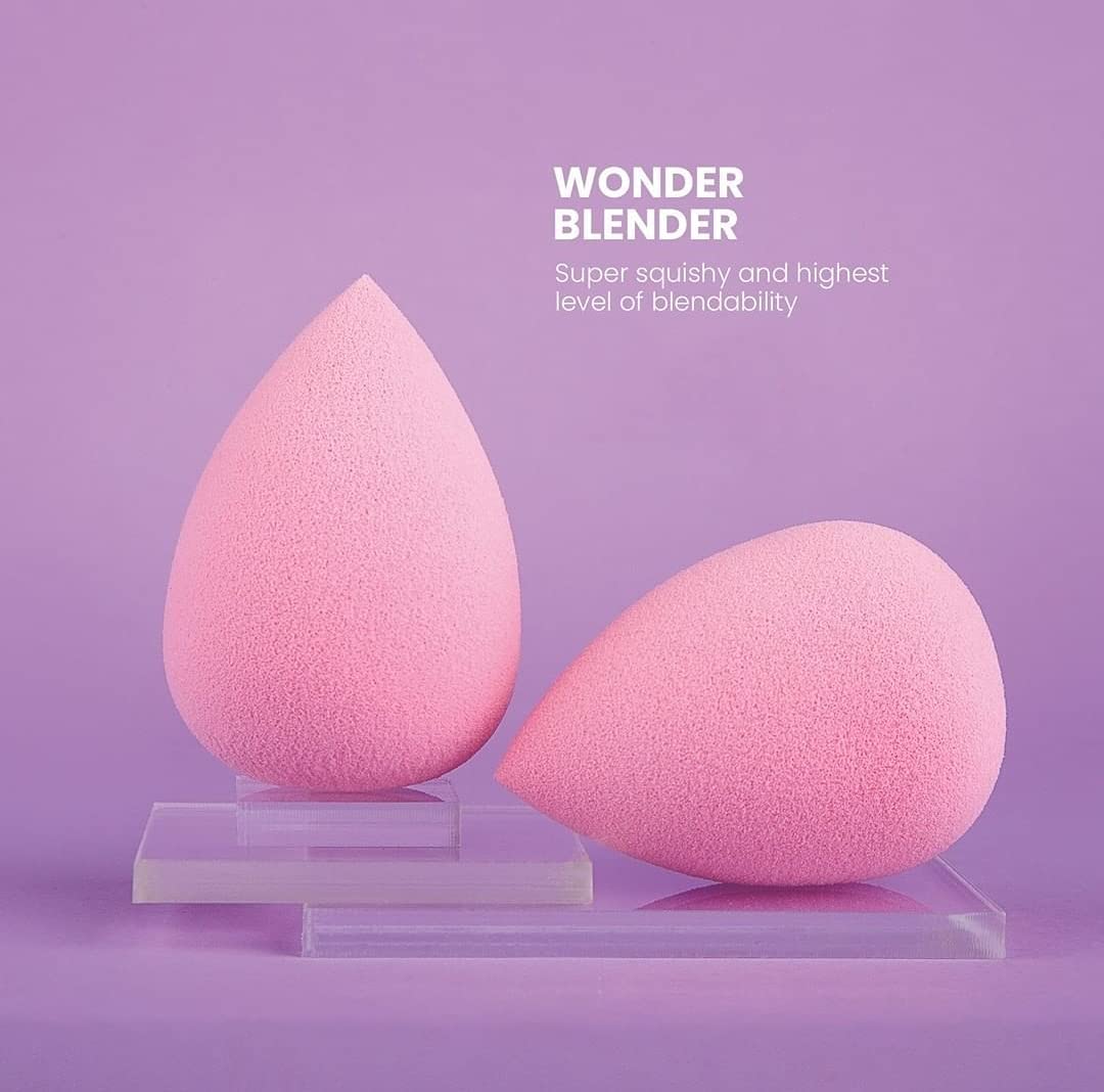 BLUSH18 Full Makeup Kit for Girls - 5 Piece Makeup Applicator Set with 2 Blender Sponges | Perfect for Everyday Makeup, Cosplay, and Professional Makeup Artists