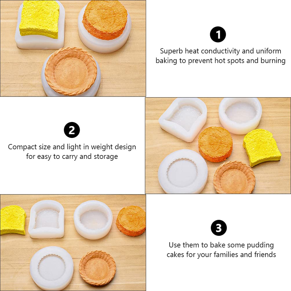 HEMOTON 2-Piece Silicone Baking Molds Set - Loaf Pan, Cupcake & Cookie Molds for Bread, Cake, Muffins, Egg Tarts | Reusable Non-Stick DIY Baking Tools for Home Kitchen, Soap Making & Party Treats