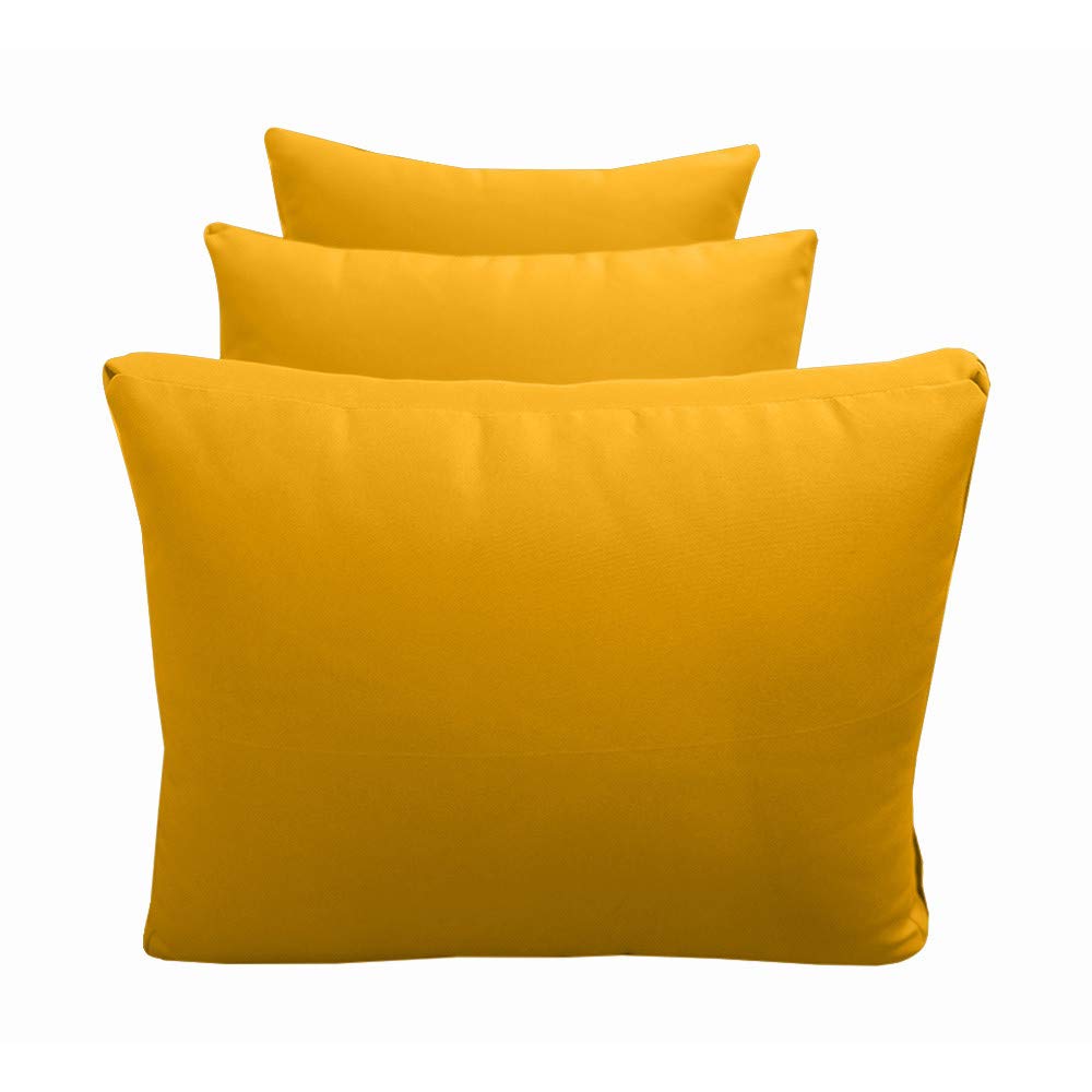 Prolinemax Outdoor Bolster Backrest Pillow Cover - Knife Edge Design, Twin Size (AD108) | Waterproof & UV Resistant Slipcover for Patio, Poolside & Garden Furniture