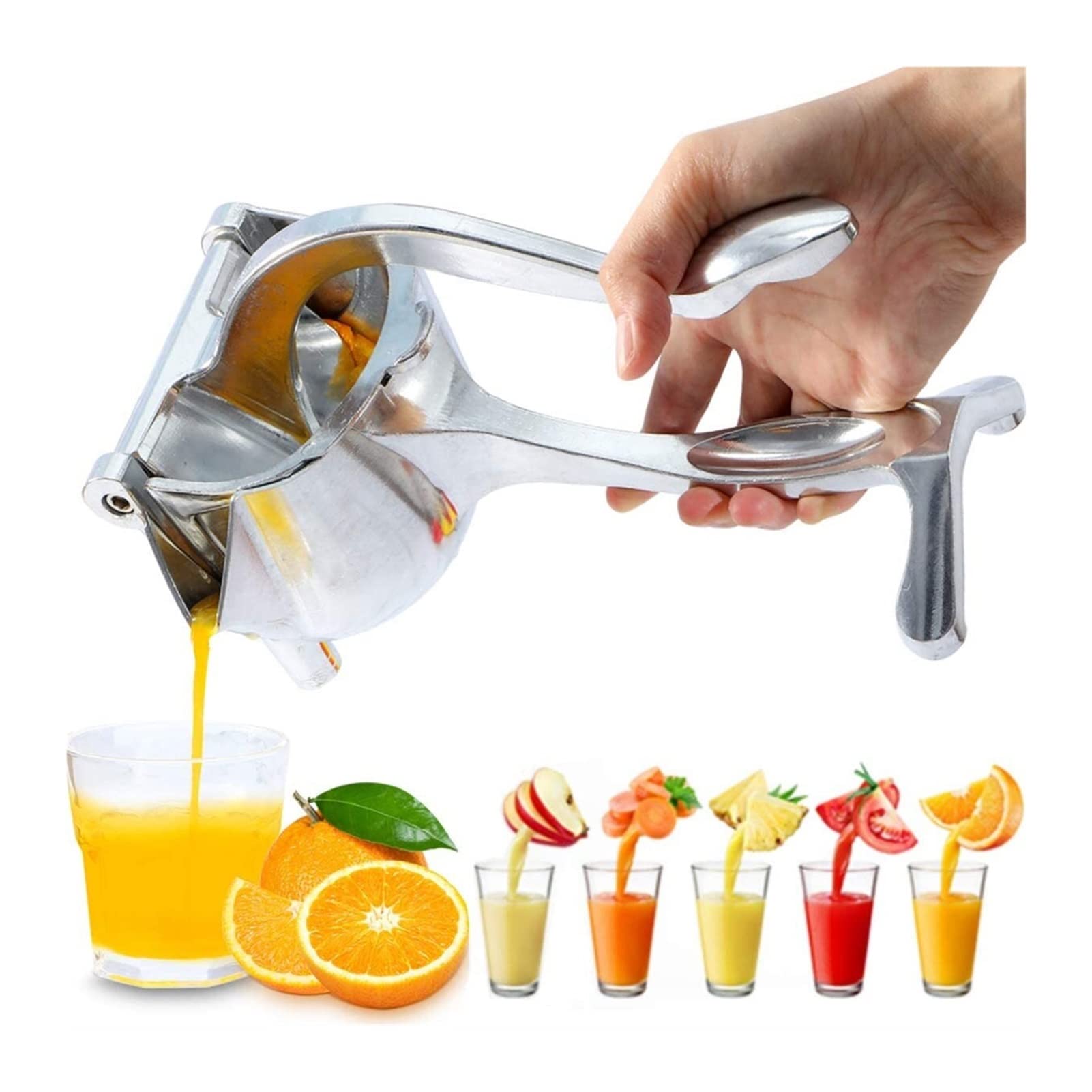 Best Manual Juicer - Hand Press Citrus Extractor for Lemon, Lime & Orange - Durable Kitchen Accessories - Perfect for Fresh Juice, Cocktails & Healthy Drinks (Color: A) - Ideal for Home Bars, Restaurants & Healthy Lifestyles