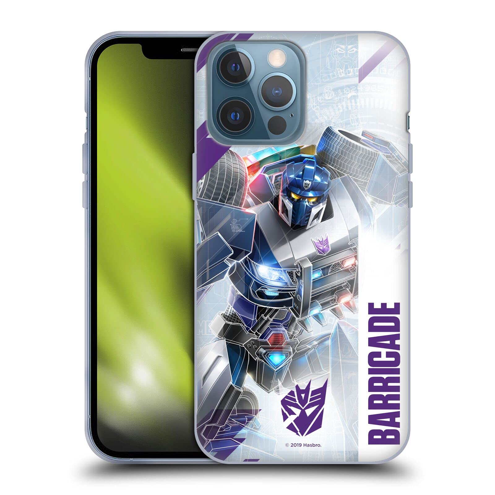 Officially Licensed Transformers Barricade Decepticons Soft Gel Phone Case for Apple iPhone 13 Pro Max - Durable Protection with Premium Key Art Design | Perfect for Fans, Collectors & Everyday Use