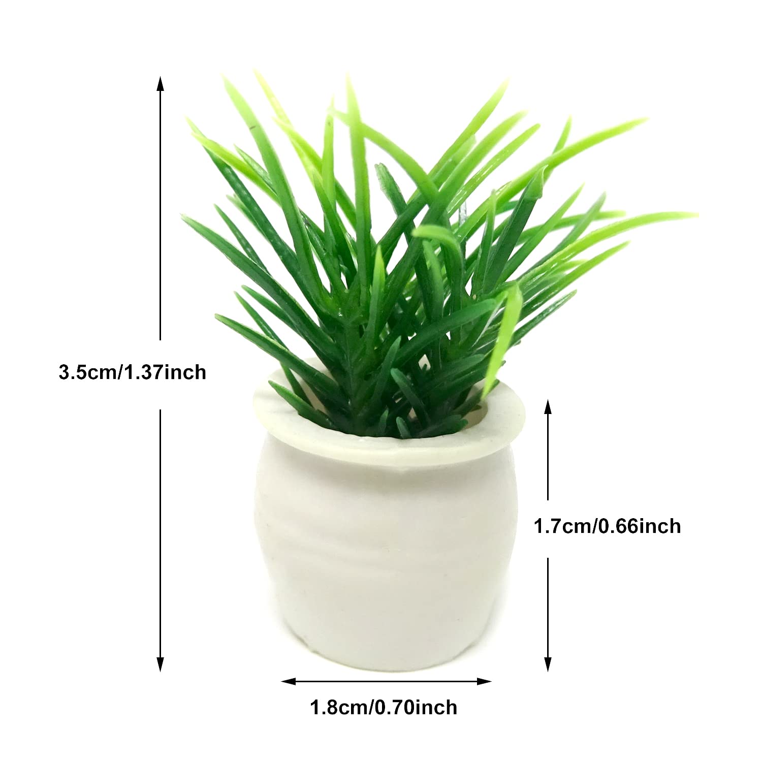 14 PCS Miniature Bonsai Plants for Dollhouse - Artificial Potted Plants, Tiny Faux Flowers & Greenery Decor - Perfect for Dollhouse Furniture, DIY Miniature Gardens & Fairy Garden Scenes