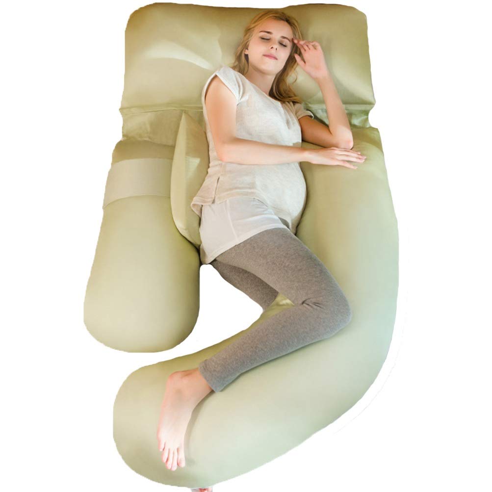 **Best U-Shaped Pregnancy Pillow for Back, Belly & Leg Support - 73