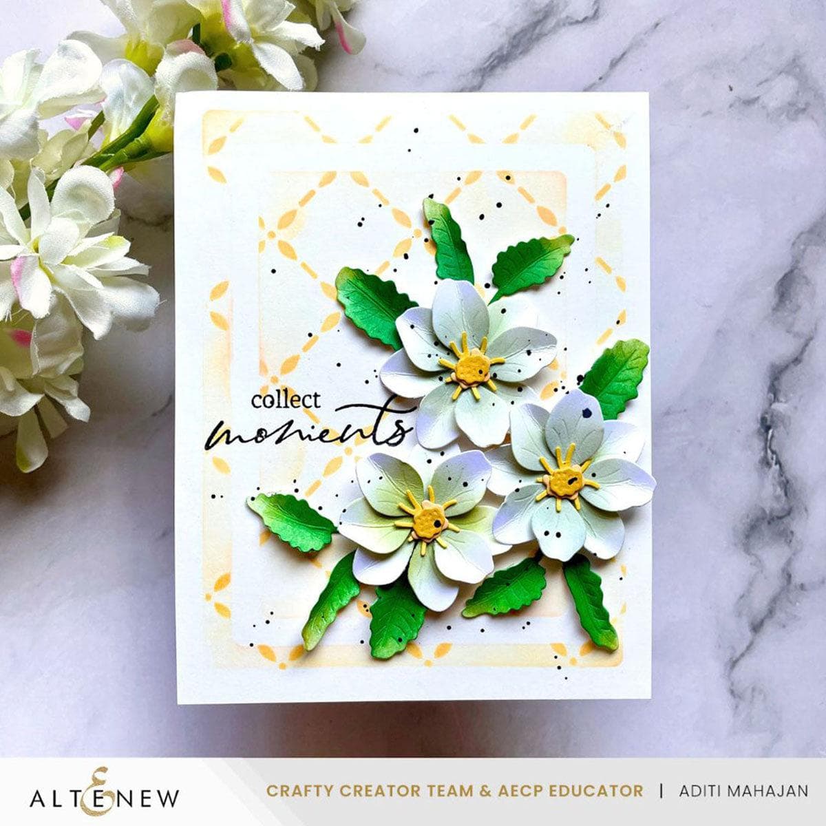 Petite Mountain Aven Layering Die Set for Card Making - Scrapbooking, DIY Crafts, and Paper Art Projects