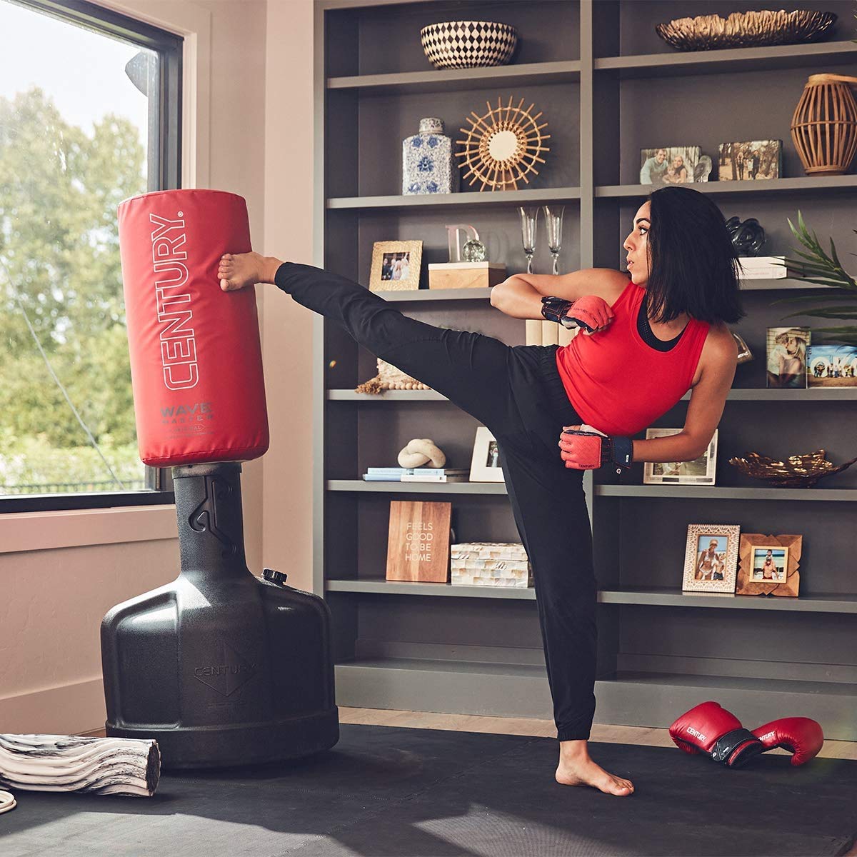 Century Original Wavemaster Freestanding Heavy Punching Bag for Boxing, MMA & Kickboxing Training - Perfect for Home Gym, Martial Arts & Fitness Workouts