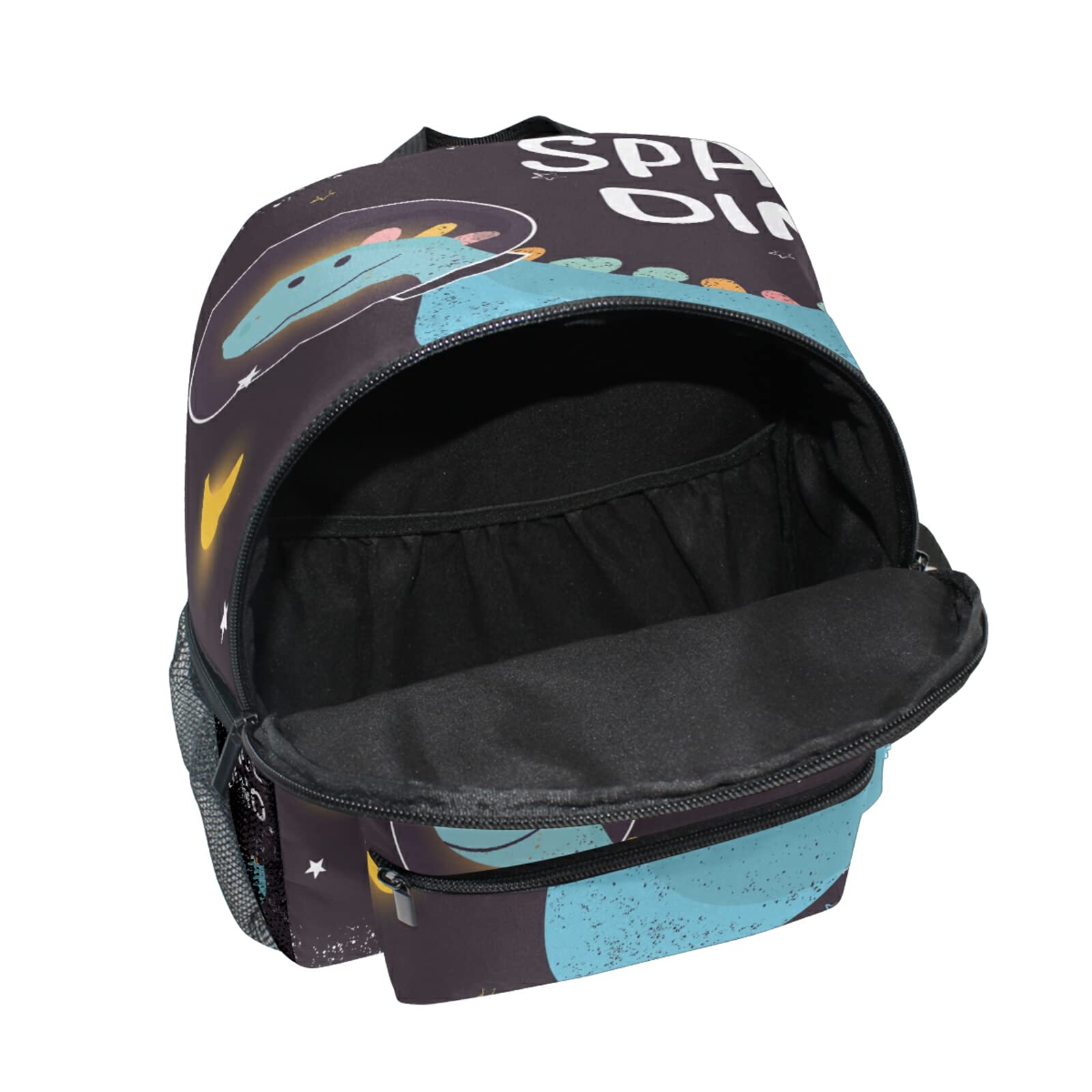 Senya Space Dinosaur Kids Backpack with Adjustable Chest Strap - Lightweight Preschool School Bag for Boys & Girls - Perfect for Daycare, Kindergarten & Outdoor Adventures