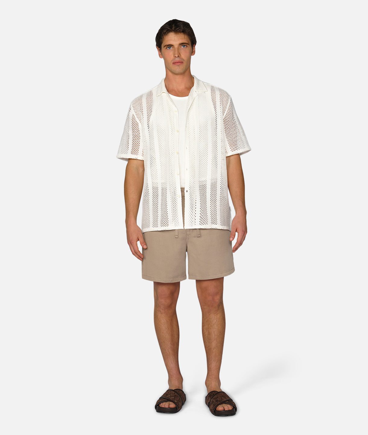 Corsica Short Sleeve T-Shirt for Men - Comfortable Mushroom Color Casual Tee | Perfect for Everyday Wear, Outings & Relaxing
