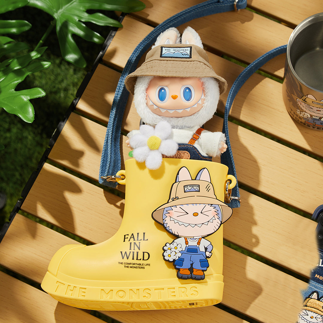 POP MART LABUBU The Monsters Waterproof Rain Boot Bag for Women - Cute Anime Character Shoe Shaped Crossbody Purse for Cosplay, Collectors & Kawaii Fashion Lovers (Perfect for Conventions, Rainy Days & Gift Giving)