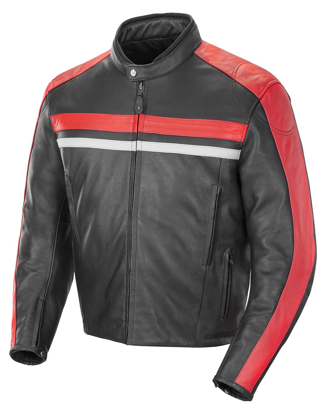 Joe Rocket Men's Vintage Style Leather Motorcycle Jacket - Classic Biker Jacket for Riding & Casual Wear
