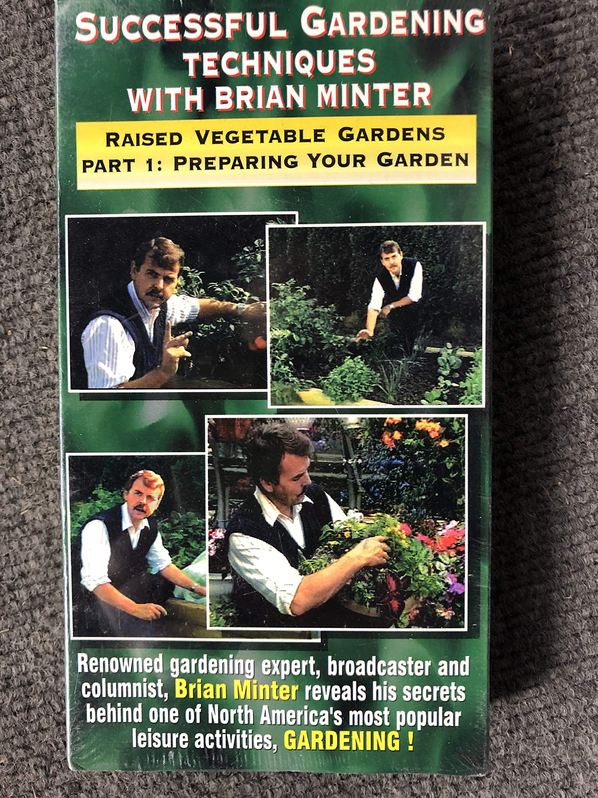 Successful Gardening Volume 1 by Brian Minter - Expert Gardening Tips & Techniques VHS | Perfect for Beginners & Home Gardeners