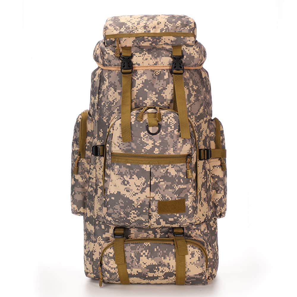 75L Large Capacity Waterproof Tactical Backpack - Durable Outdoor Hiking Rucksack for Camping, Travel & Military Use