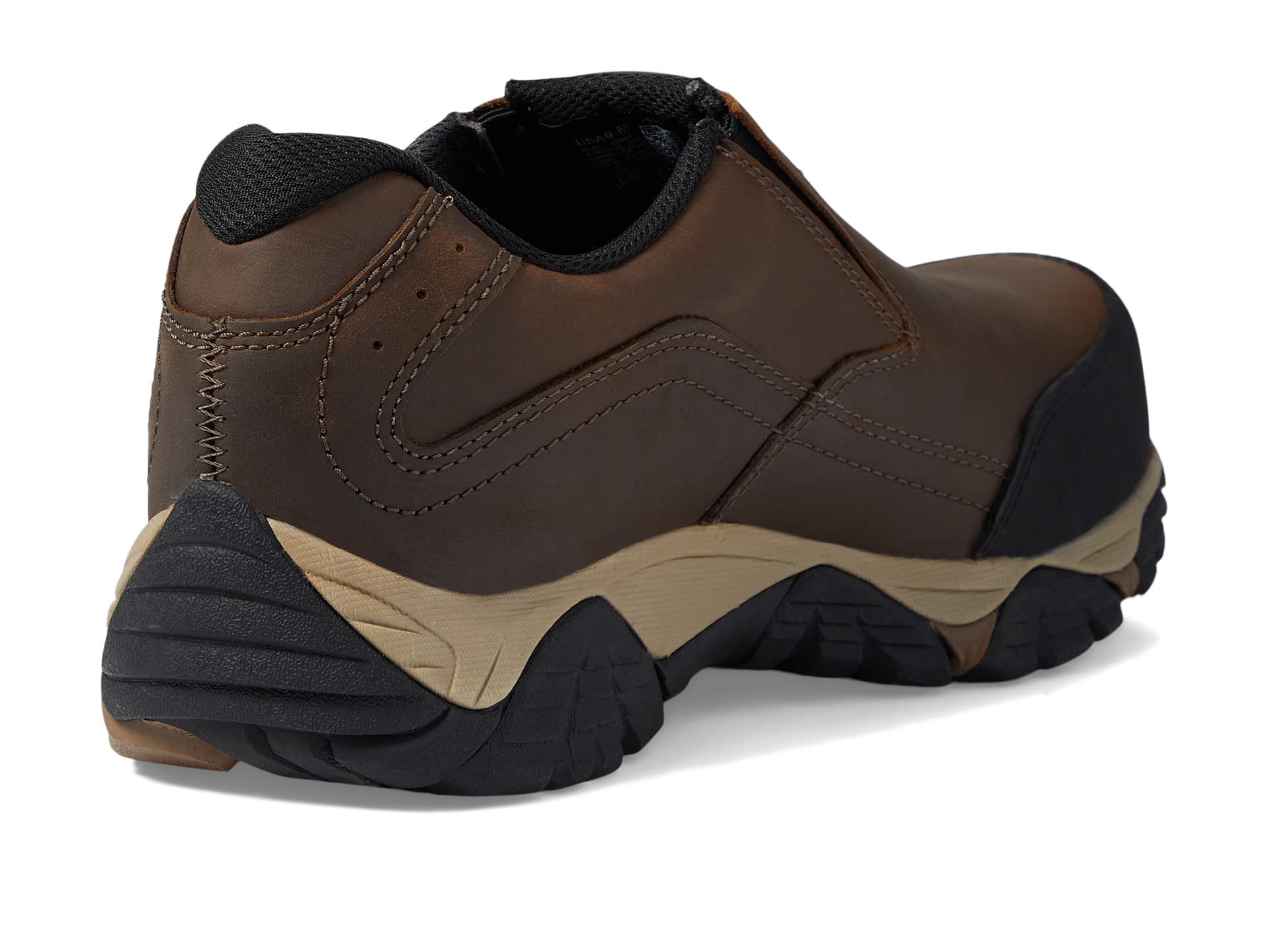 Merrell Men's Moab Adventure Moc CF Slip-On Hiking Shoes - Lightweight & Comfortable for Outdoor Walking, Camping & Travel