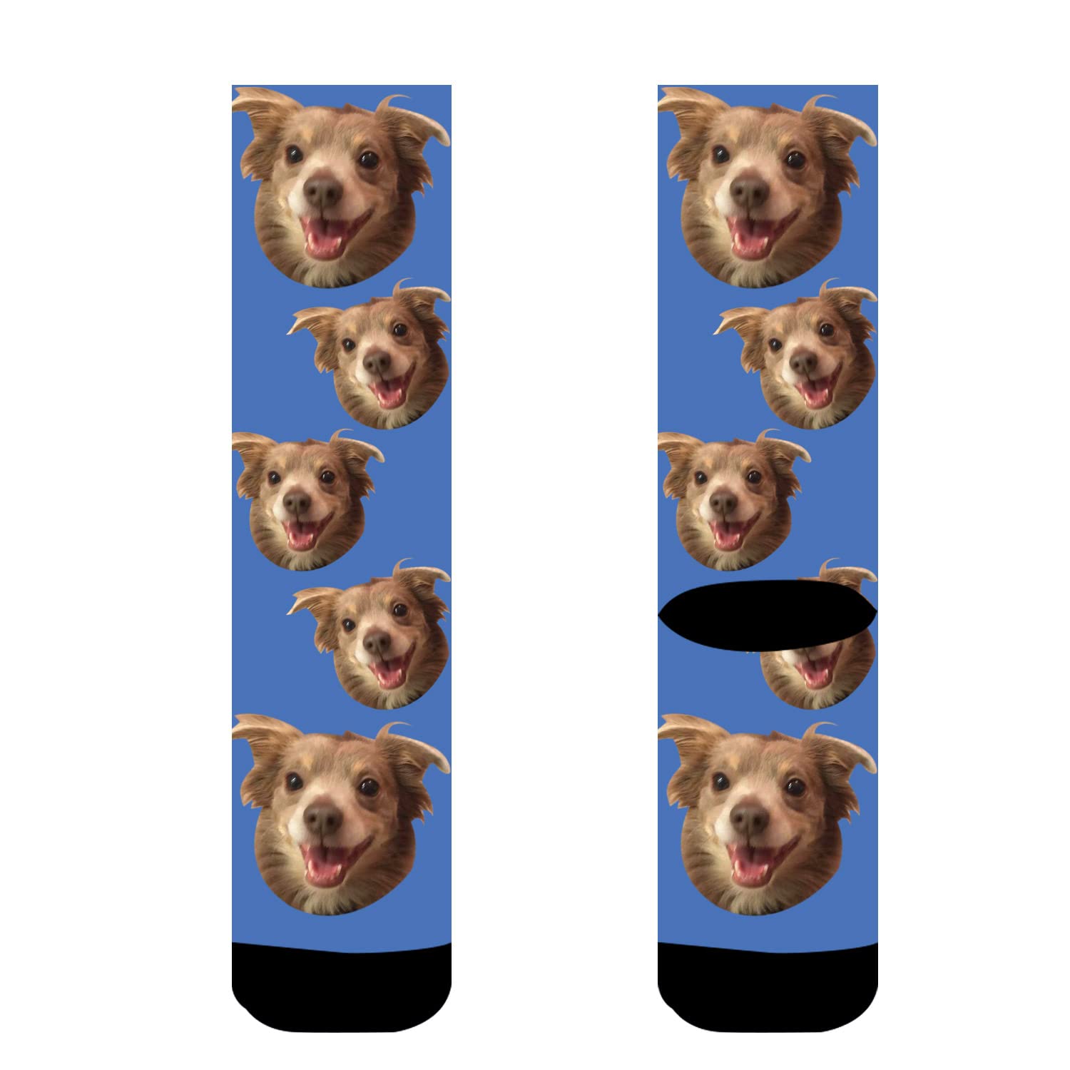 Custom Photo Socks with Your Face or Dog - Personalized Printed Socks for Men & Women - Great for Gifts, Couples, Pet Lovers & Special Occasions