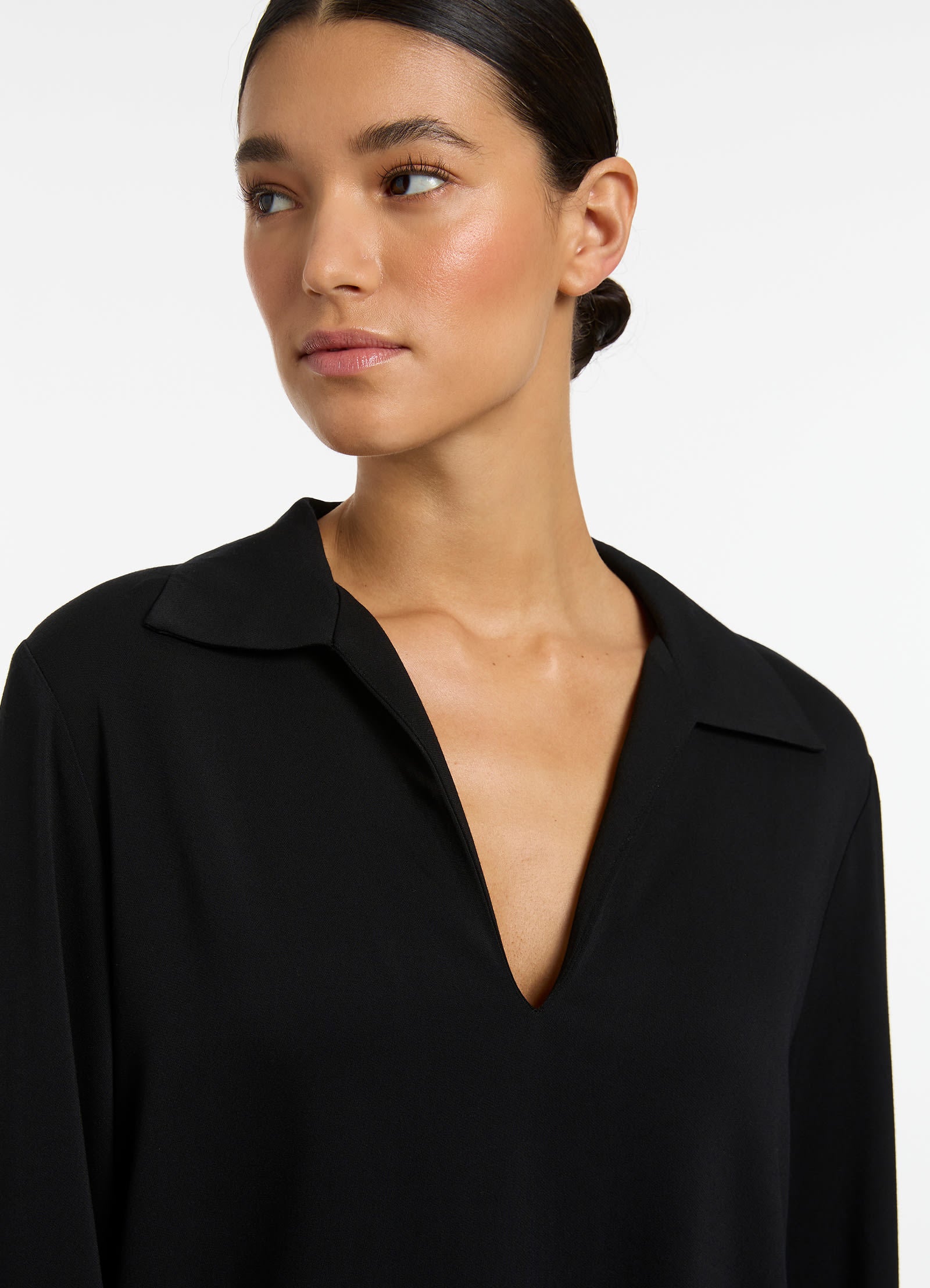 Jetset Relaxed Shirt for Men - Soft Comfortable Casual Button Down Shirt in Black - Perfect for Travel, Work & Everyday Wear