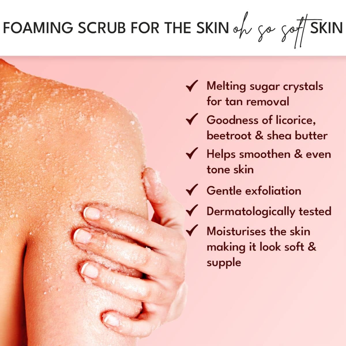 Radiant Glow Sugar Scrub - Natural Exfoliating & Moisturizing Body Scrub for Soft, Smooth Skin | 8oz Organic Face & Body Scrub | Perfect for Dry Skin Care & Spa Day at Home