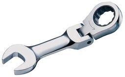 Westward Ratcheting Wrench Set of 2 - 12mm Alloy Steel Chrome Wrench (4 3/32