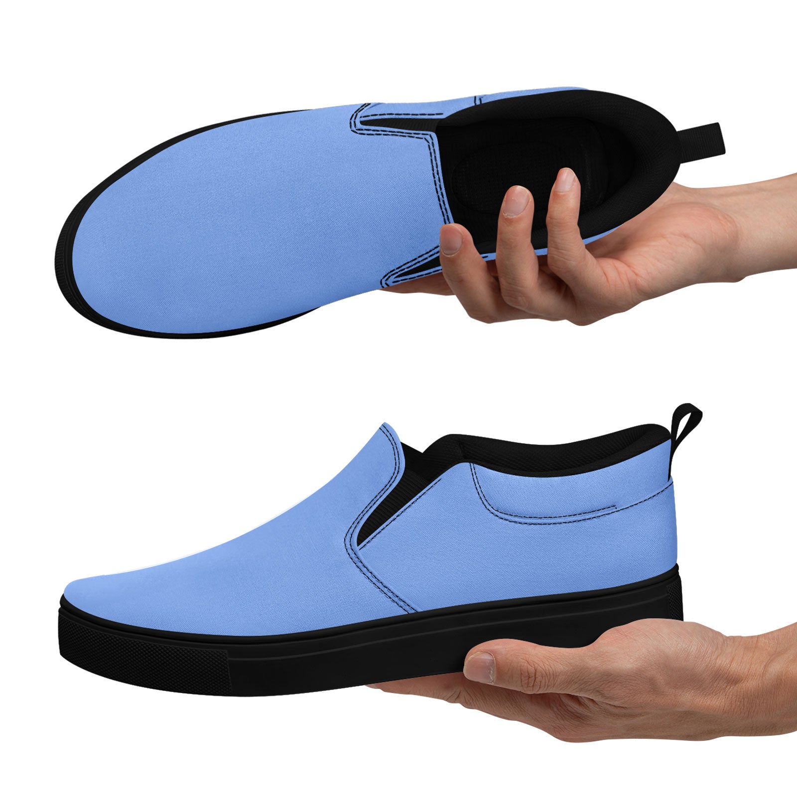 Custom Personalized Canvas Slip-On Sneakers - Handmade & Unique Design for Men & Women - Perfect for Casual Wear, Walking, and Fashion Outfits