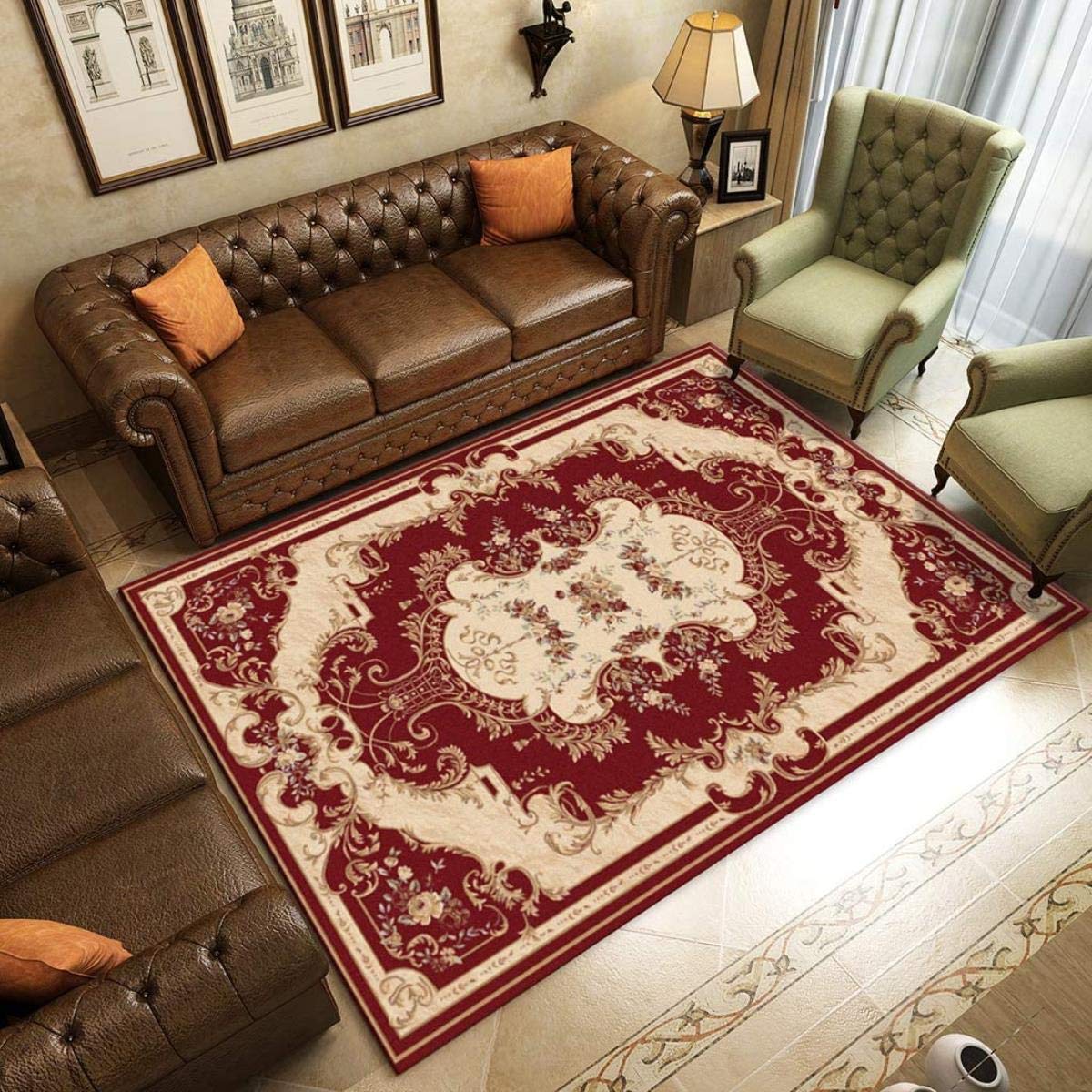 Super Soft Kids Rug - 4'x5' Plush Play Mat for Bedroom & Living Room | Non-Slip Floor Carpet for Nursery, Playroom & Home Decor